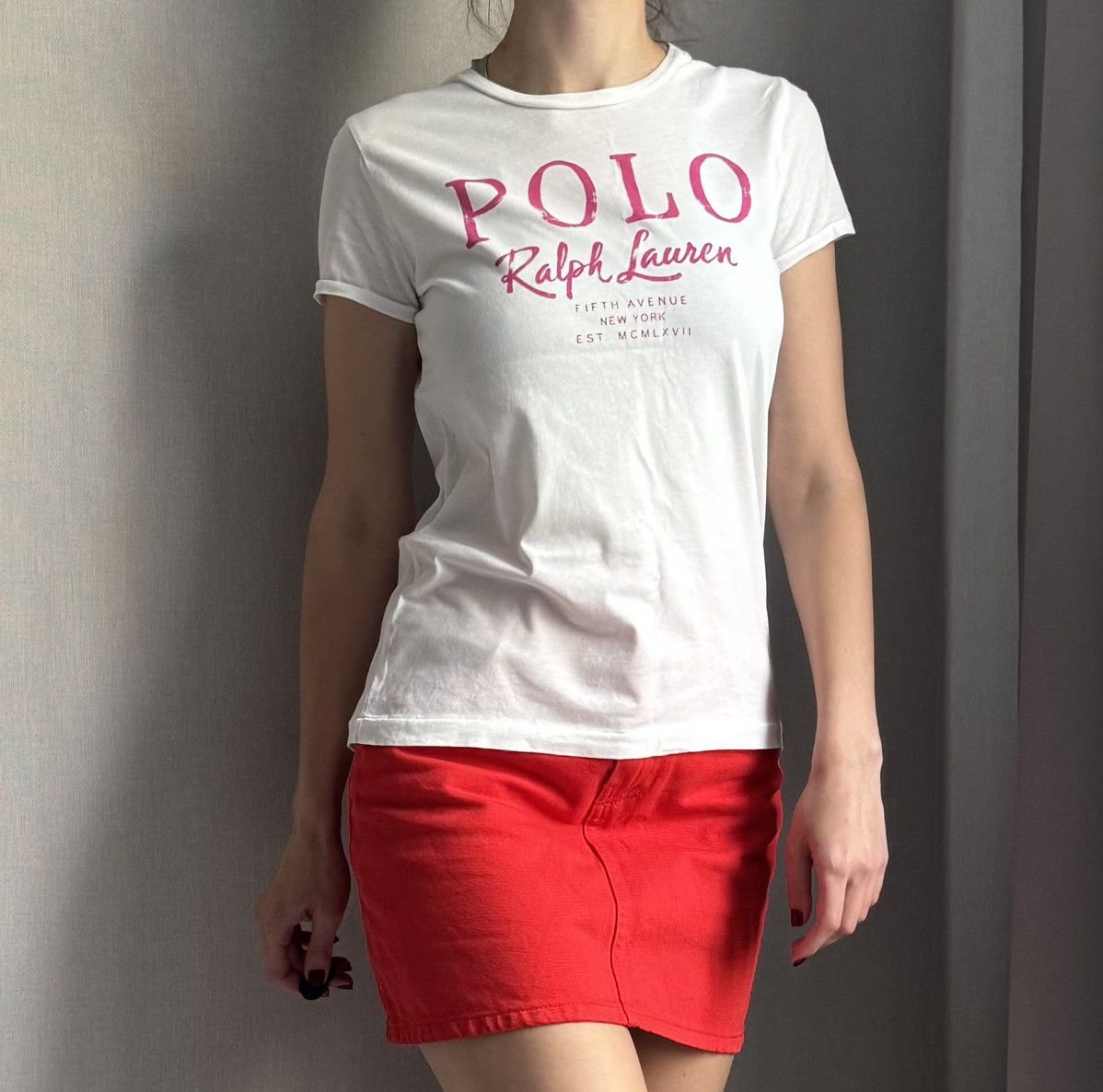 Polo Ralph Lauren Polo Ralph Lauren white logo t-shirt size M Size M / US 6-8 / IT 42-44 - 1 Thumbnail