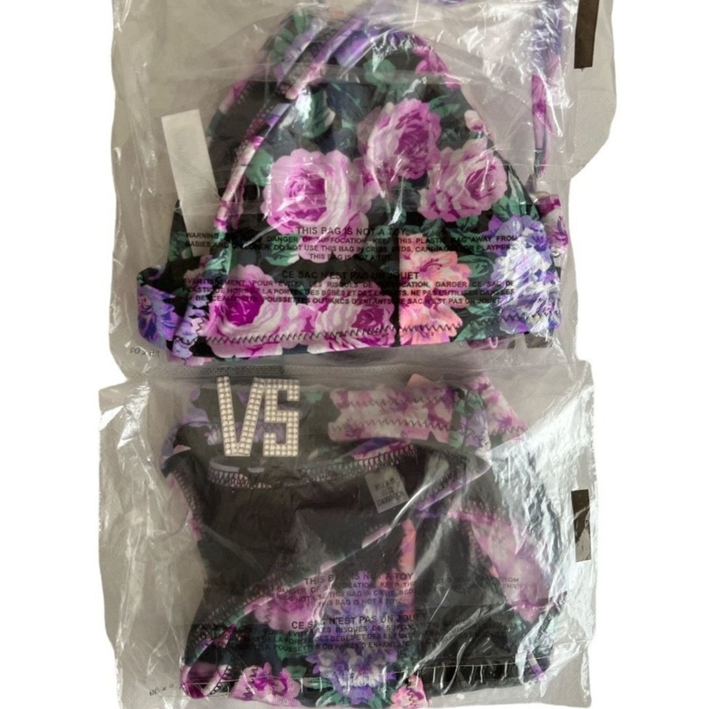 Victoria's Secret Victoria's Secret VS Shine Hardware Brazilian Bikini Set, M Size ONE SIZE - 9 Thumbnail