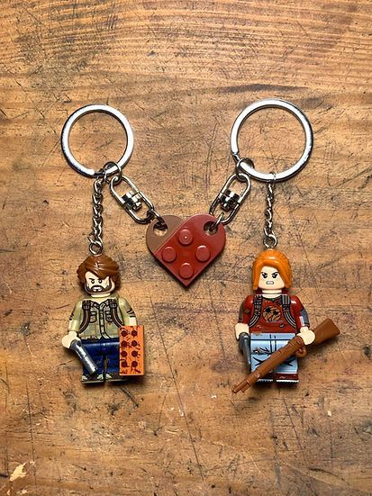 Other the last of us 2 minifigure matching keychain ellie joel Size ONE SIZE - 2 Thumbnail