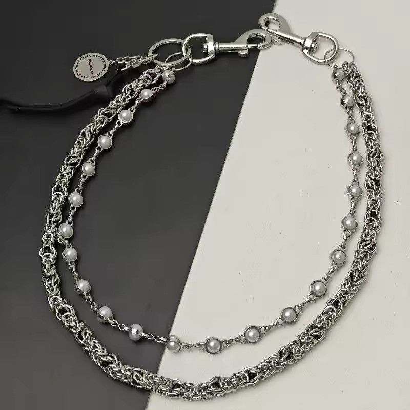 Japanese Brand × Jewelry 2 Layer Natural Echo Pearled Wallet Chain Size ONE SIZE - 1 Thumbnail