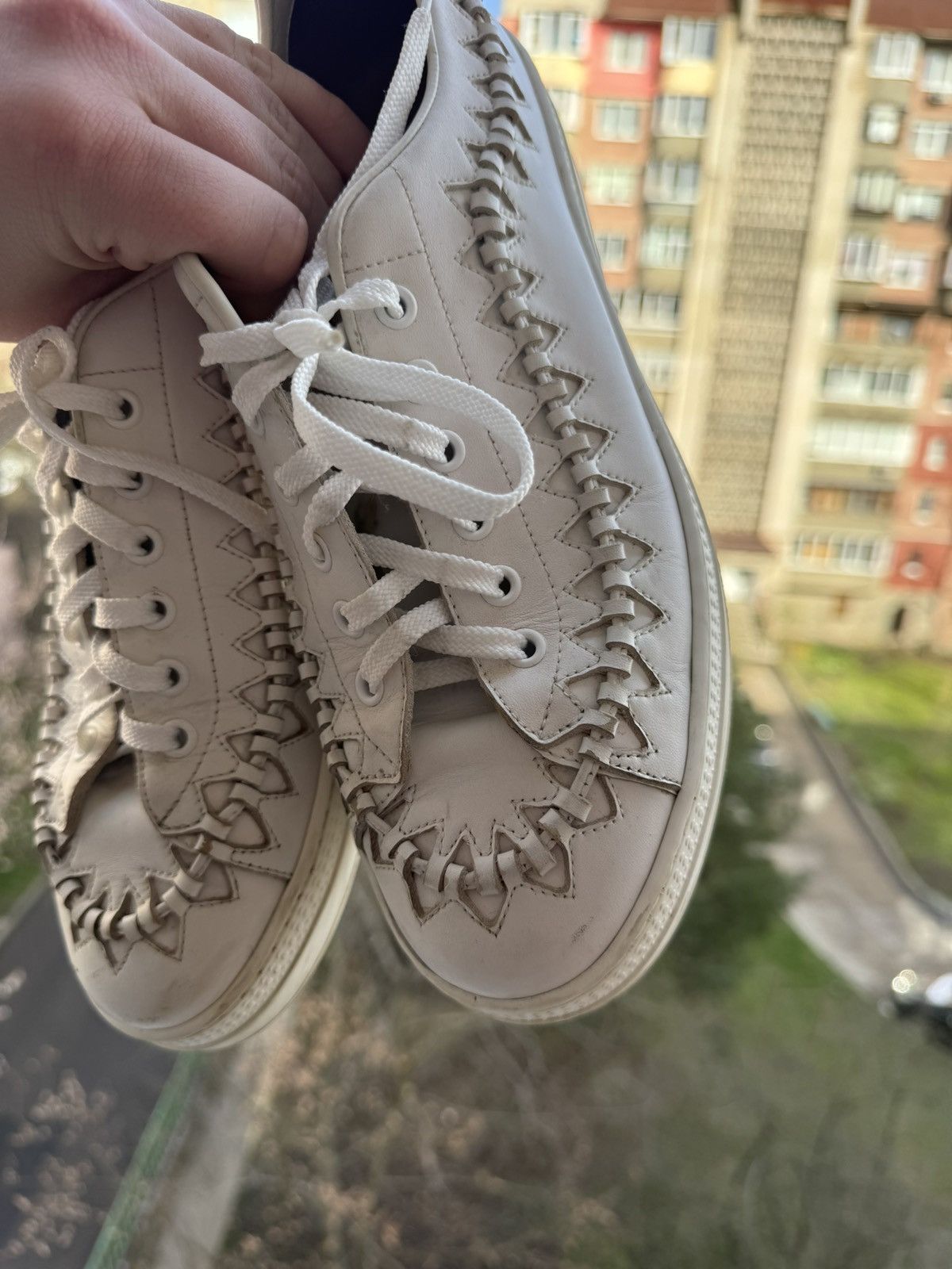 Alaia Alaia Alaïa Paris Leather Sneakers Size 41 Size US 10 / IT 40 - 10 Thumbnail