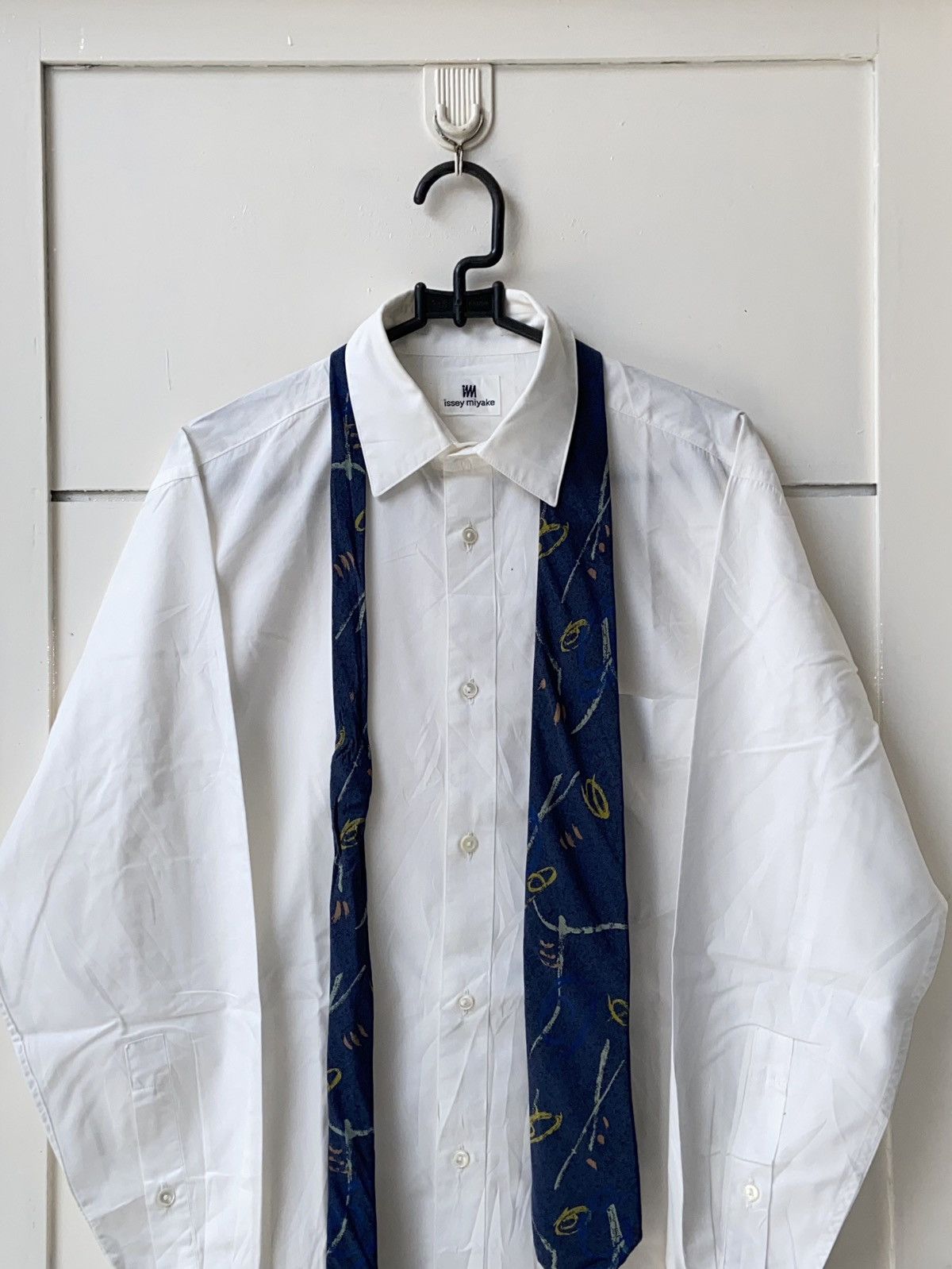 Issey Miyake ISSEY MIYAKE IM White Shirt Tie Size US S / EU 44-46 / 1 - 2 Thumbnail