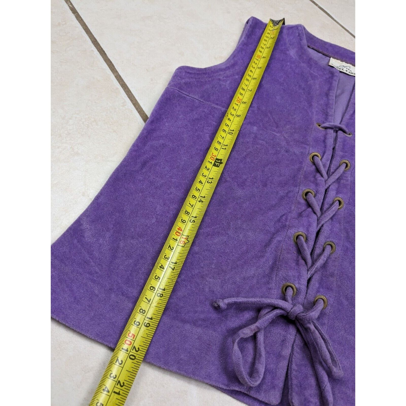 Jantzen Vtg 60s Jantzen Label 4 Jrs Pullover Lace-up Shirt Beachwear Size XS / US 0-2 / IT 36-38 - 3 Thumbnail