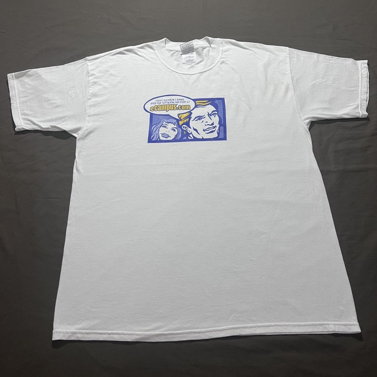 Vintage Vintage Y2K eCampus Popart Promo Tee XL graphic streetwear Size US XL / EU 56 / 4 - 2 Thumbnail