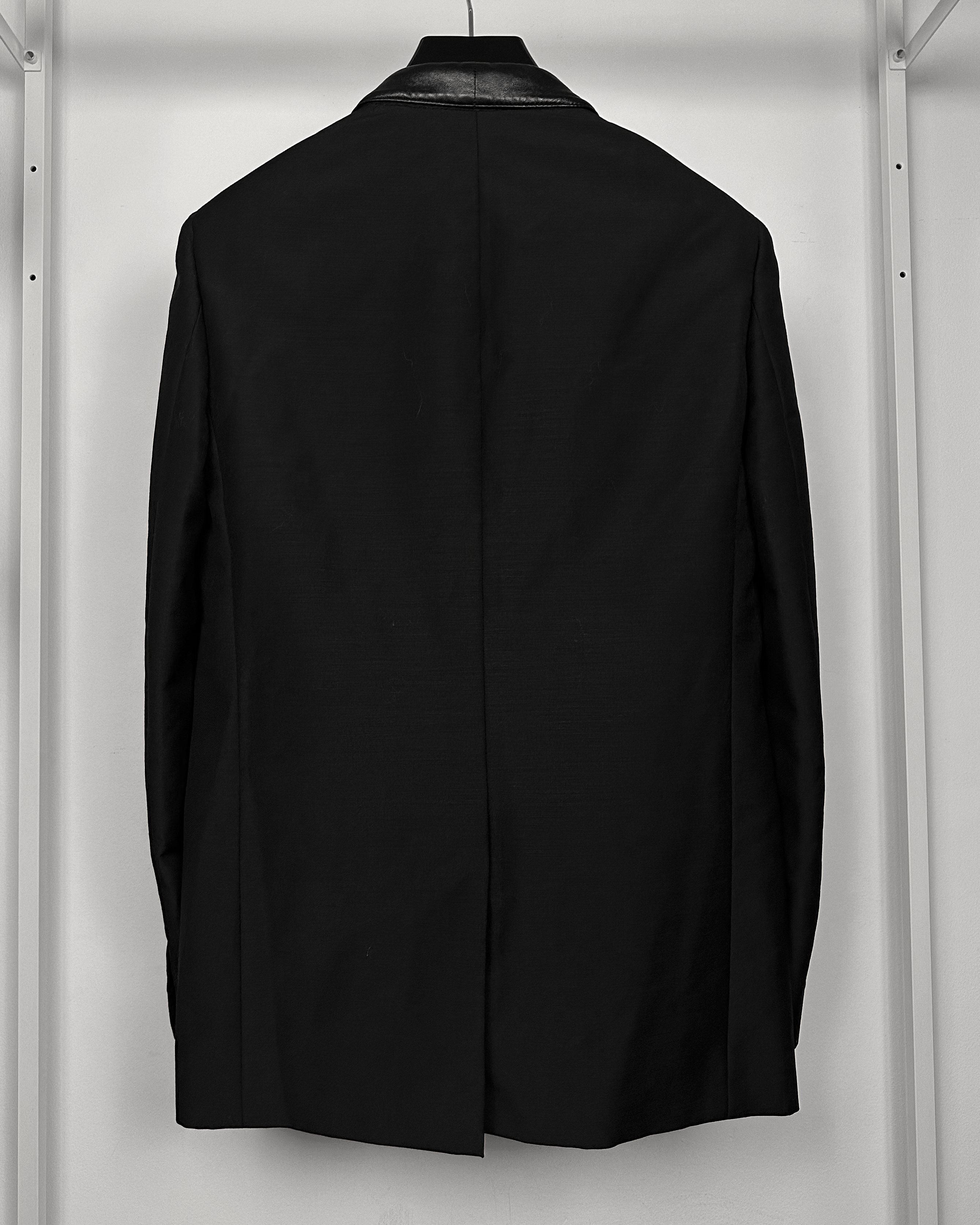 Saint Laurent Paris Saint Laurent Leather Collar Fringe Blazer Size US M / EU 48-50 / 2 - 7 Thumbnail