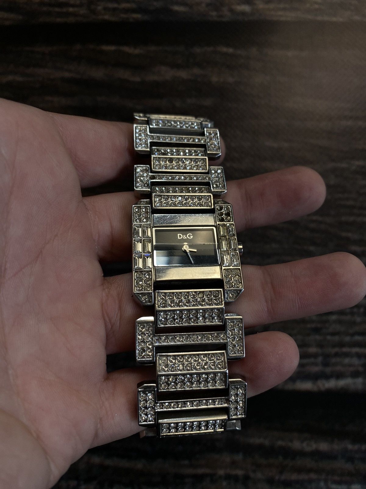 Dolce & Gabbana × Vintage Dolce & Gabbana watch with stones Size ONE SIZE - 8 Thumbnail
