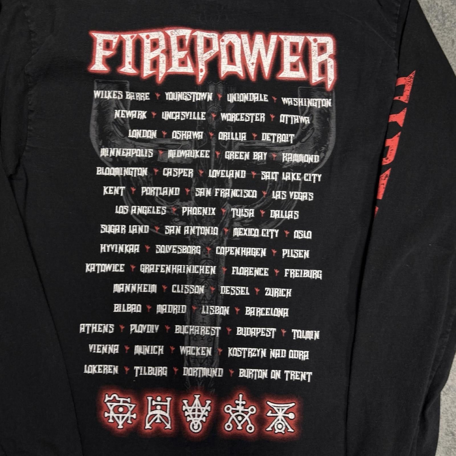 Hanes 2018 Judas Priest 'Fire Power' -- M -- Size US M / EU 48-50 / 2 - 4 Thumbnail