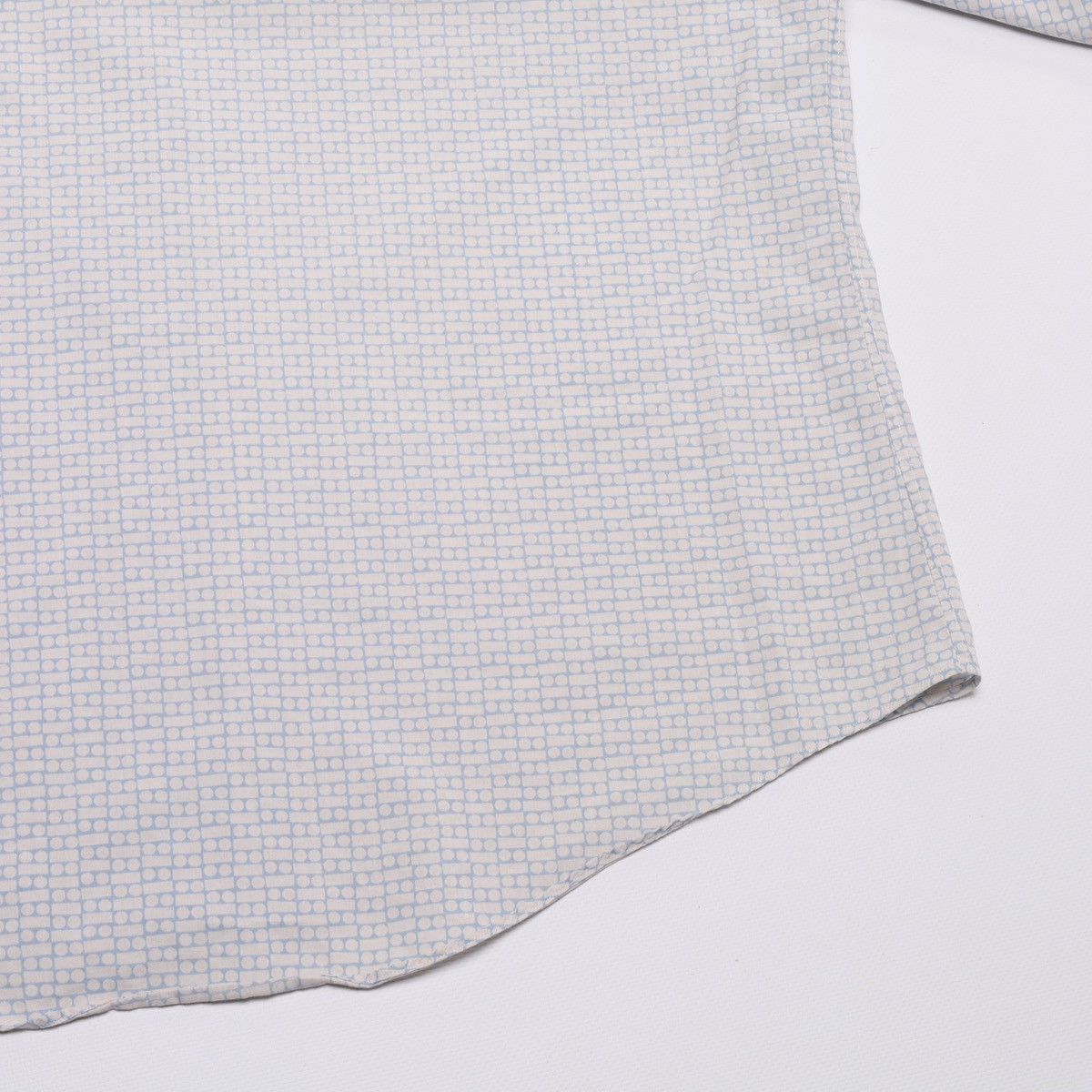 Hermes Hermes France Printed Cotton Shirt Short Sleeve White Size US M / EU 48-50 / 2 - 16 Thumbnail