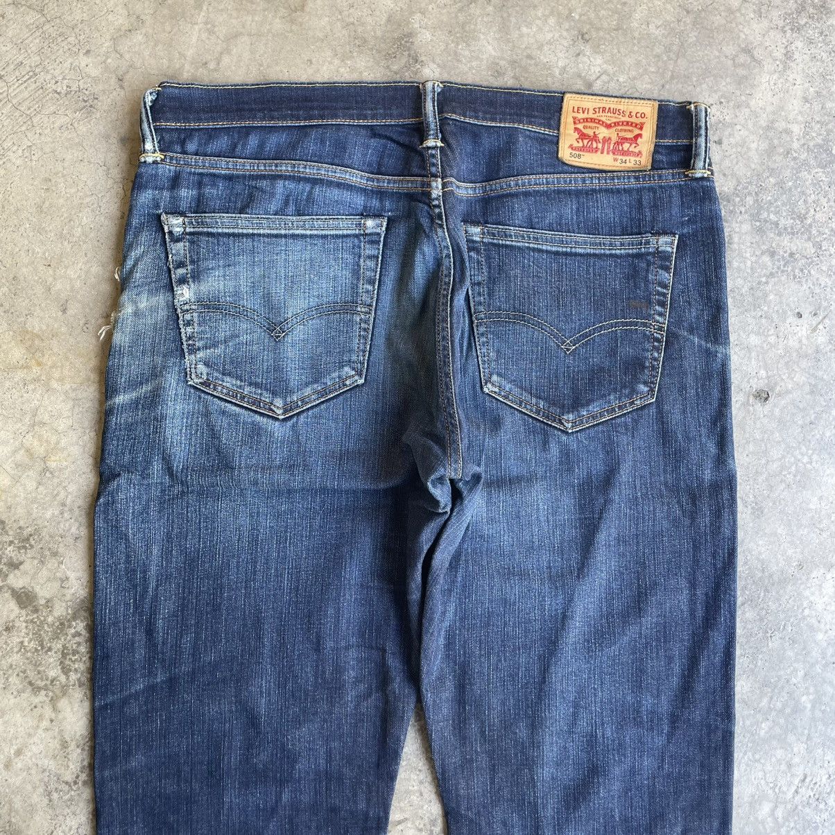 Levi's Vintage Clothing 🔥Vintage Levis 505 Stoned Washed Ripped Distress Denim Jeans Size US 36 / EU 52 - 5 Thumbnail