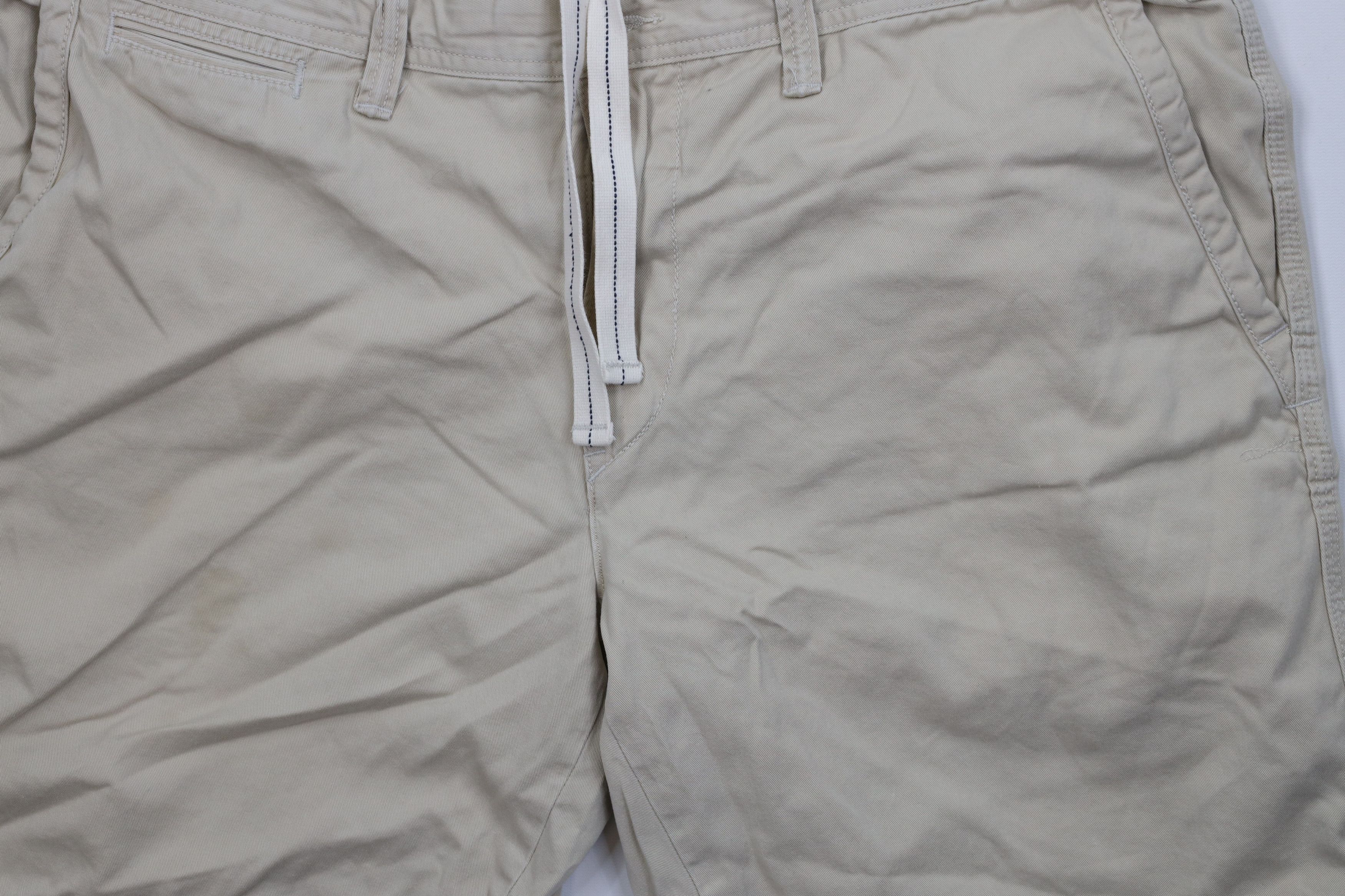 Ralph Lauren Vintage 90s Ralph Lauren Fit Heavyweight Shorts Beige Size US 38 / EU 54 - 3 Thumbnail
