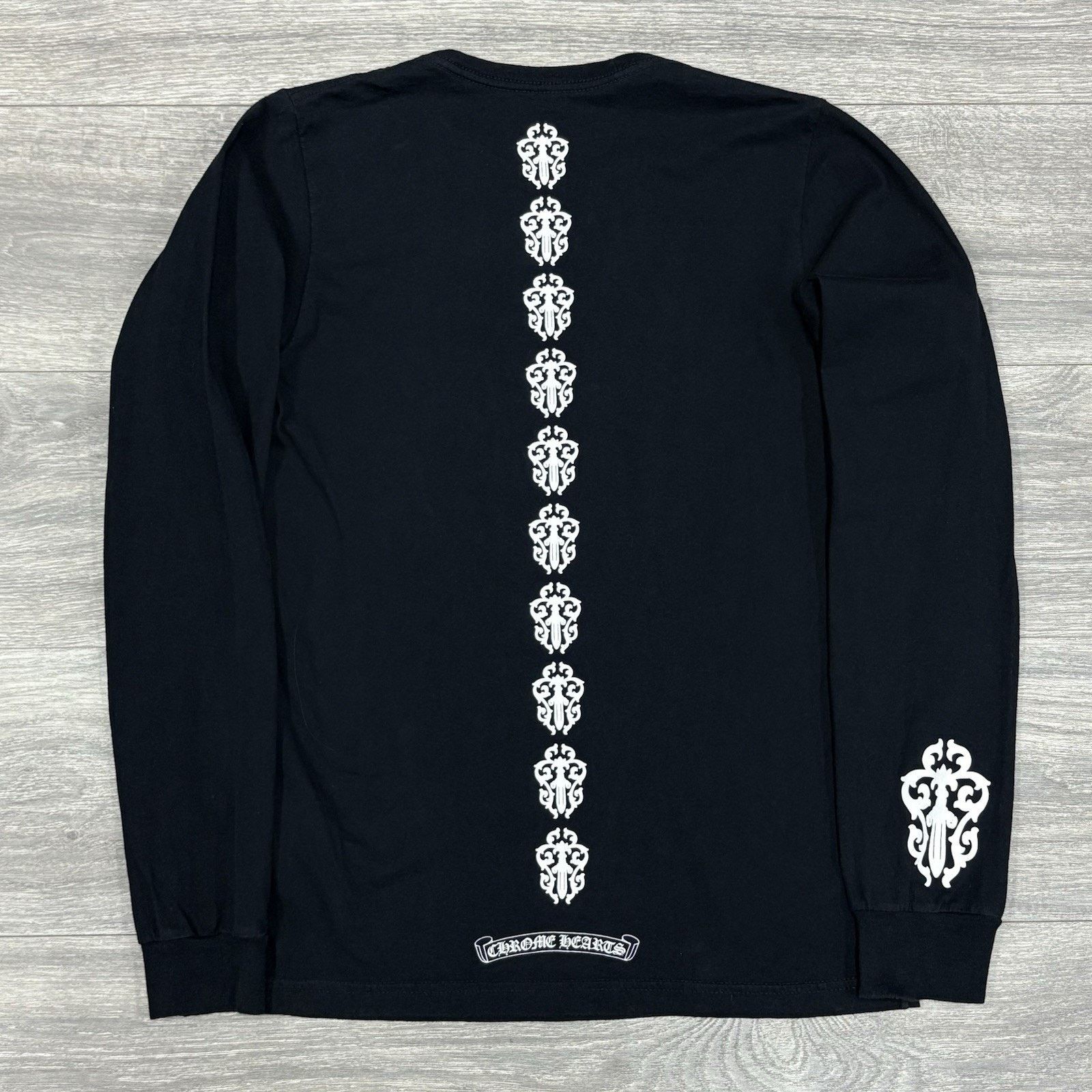 Chrome Hearts Chrome Hearts Dagger & Vine Spine Long Sleeve | SUPER CLEAN! Size US S / EU 44-46 / 1 - 1 Thumbnail