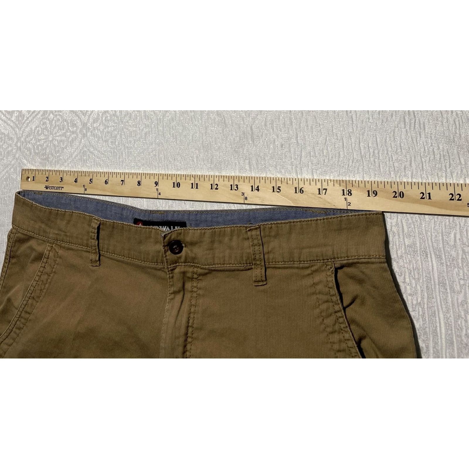 Airwalk Airwalk Shorts Mens 38 Beige Cargo Stretch Canvas Pockets Casual Outdoor Summer Mens Size US 38 / EU 54 - 3 Thumbnail