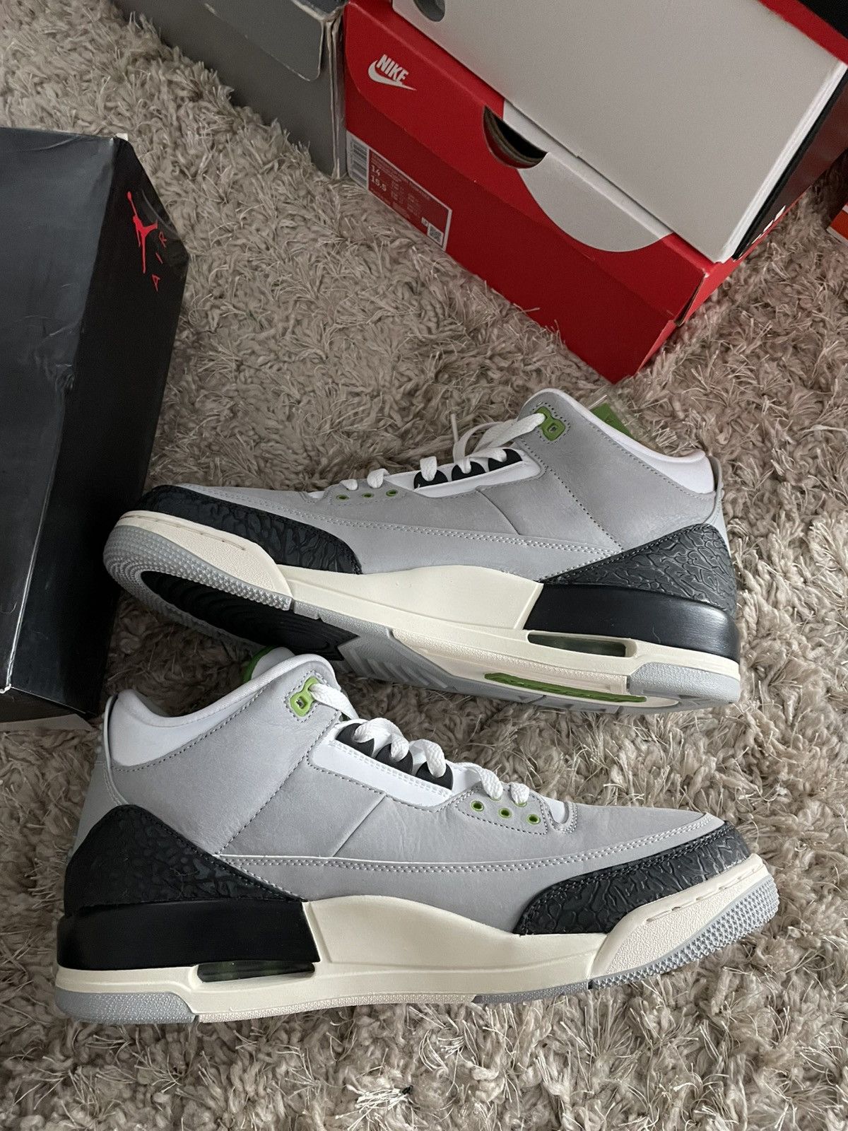 Jordan Brand Jordan 3 Chlorophyll Size US 13 / EU 46 - 3 Thumbnail