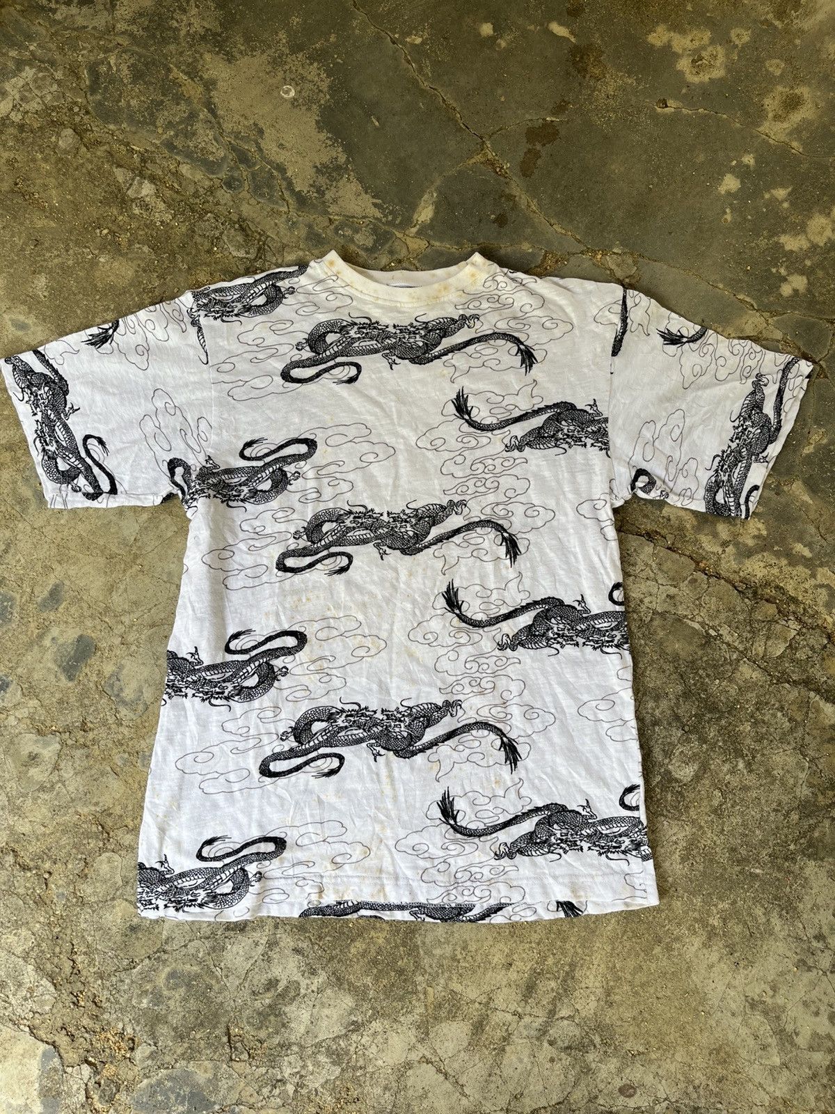Japanese Brand × Vintage Vintage Overprint Dragon Tee Size US S / EU 44-46 / 1 - 3 Thumbnail
