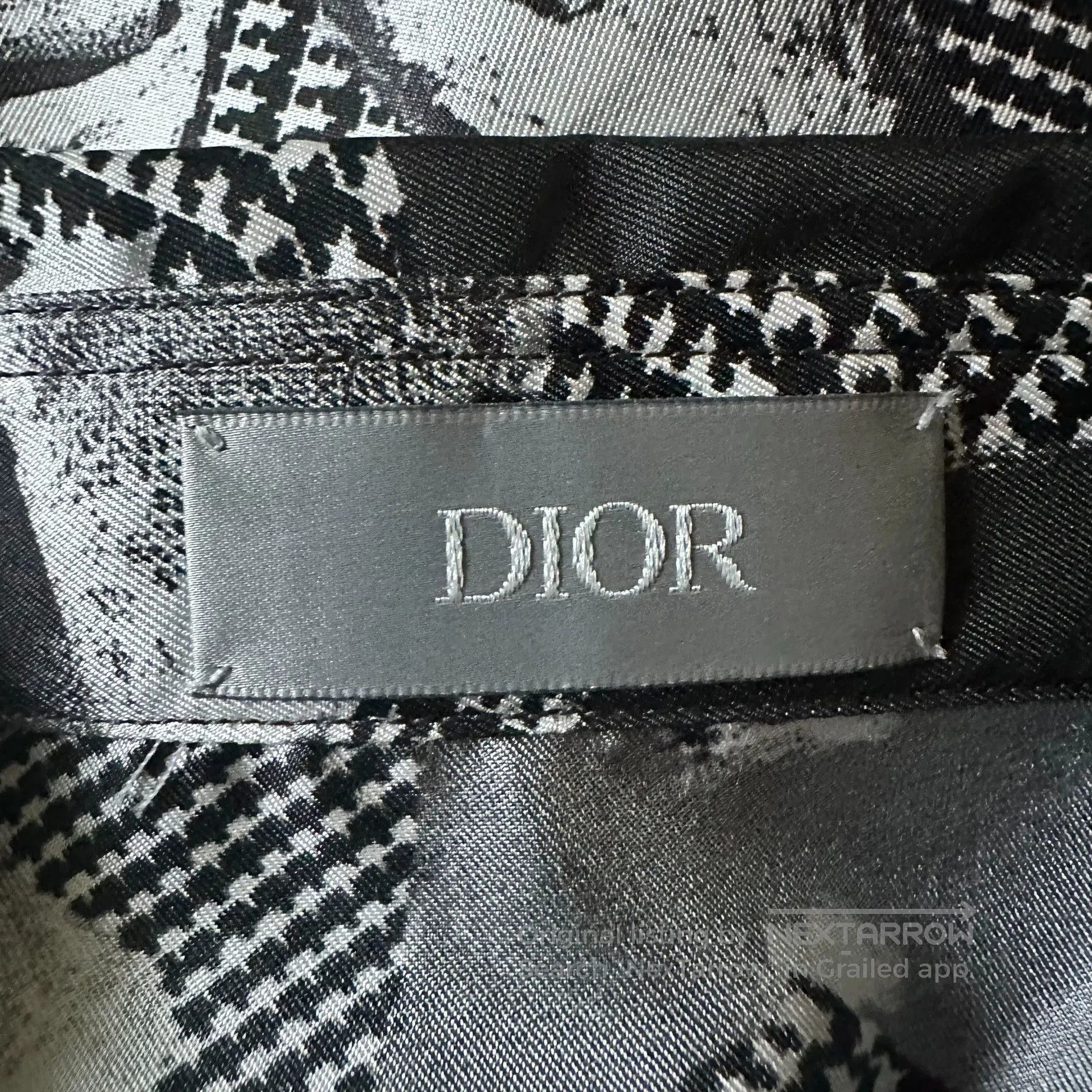 Dior Dior Black White Rose Print Shirt. Size US S / EU 44-46 / 1 - 6 Thumbnail