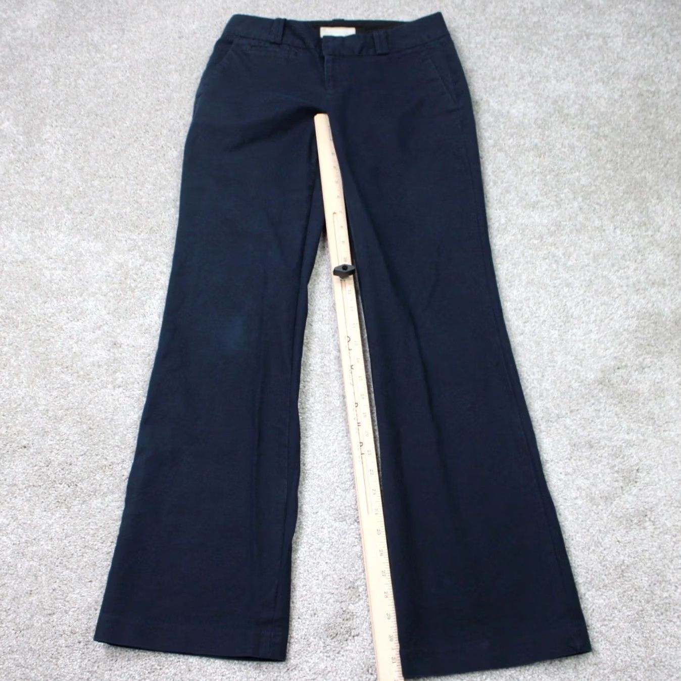 Banana Republic Banana Republic Pants Womens 4R Blue Martin Fit Sleek Chino Stretch 32" inseam Size 27" / US 4 / IT 40 - 2 Thumbnail
