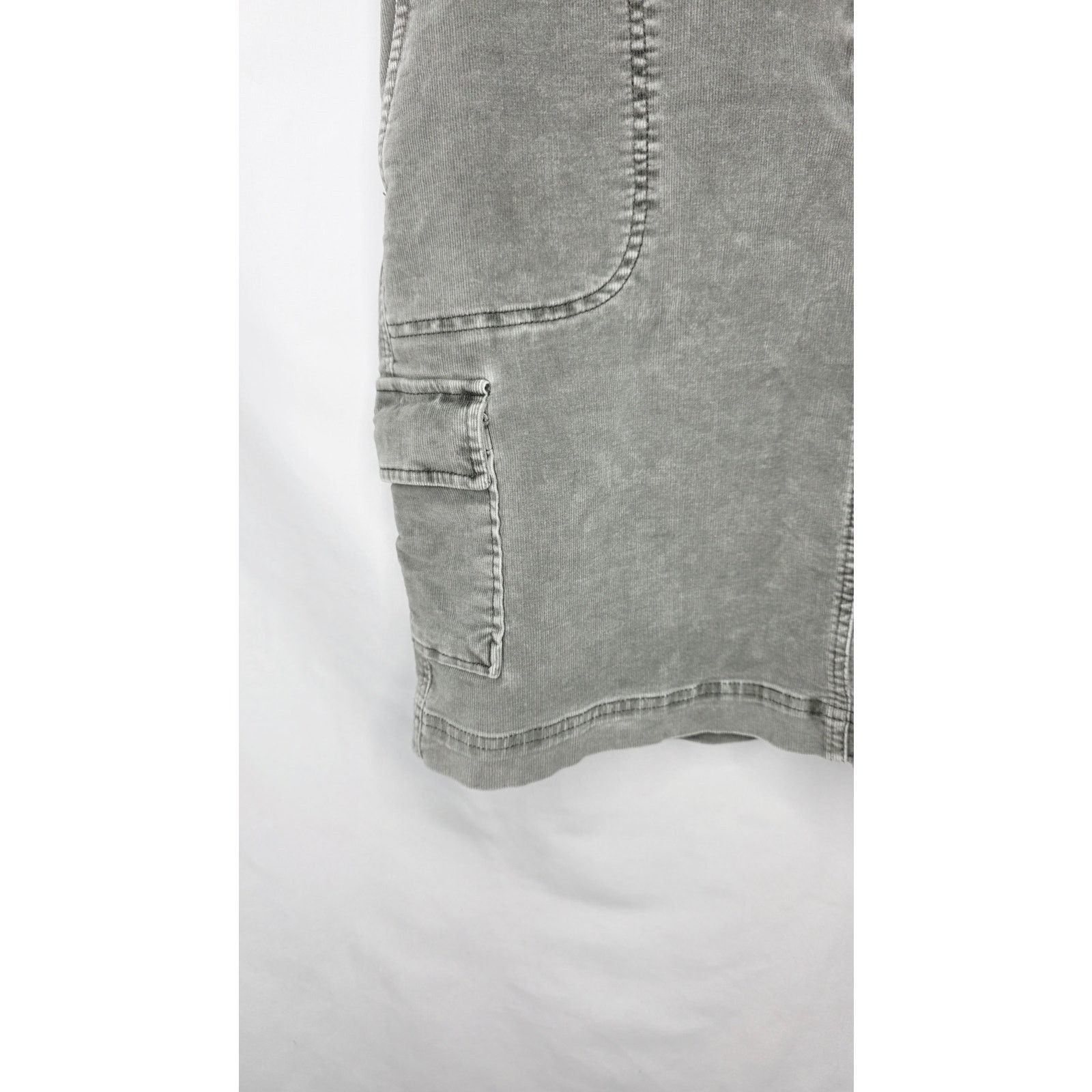 Other J Jill Gray Corduroy Utility Cargo Skirt Size 14 Gorpcore Size 37" - 5 Thumbnail
