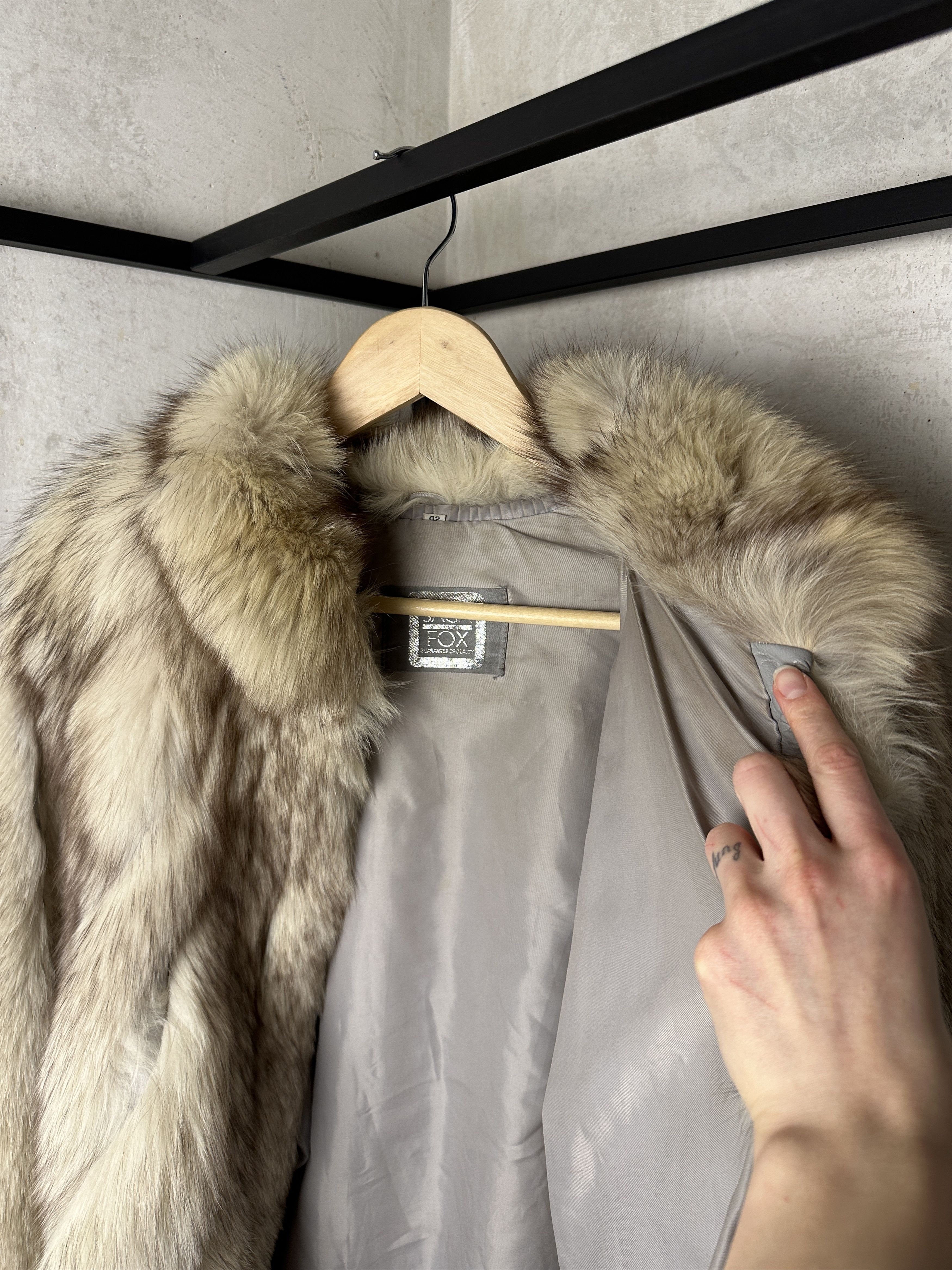 Saga Fox Arctic Fox Fur Coat