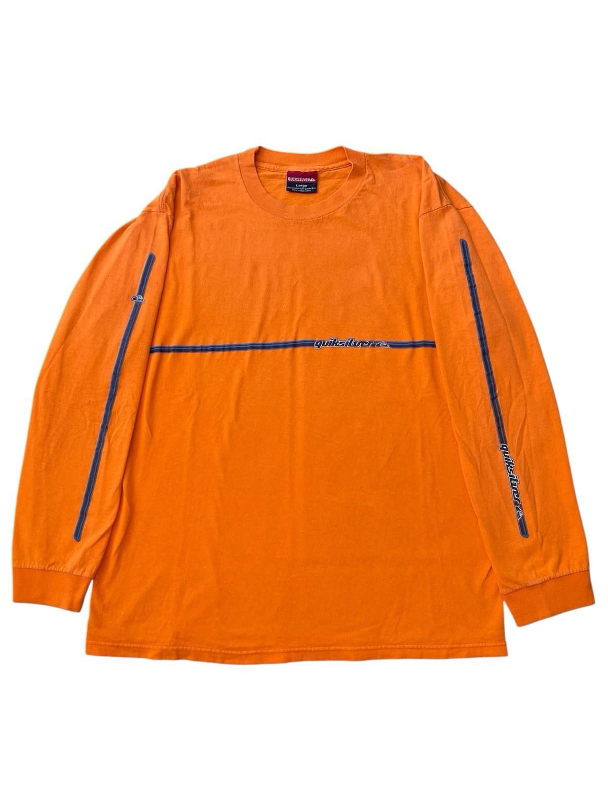Quiksilver VTG 90s Quicksilver Surf Orange Longsleeve Large 21.5”x28.5” Size US L / EU 52-54 / 3 - 1 Thumbnail