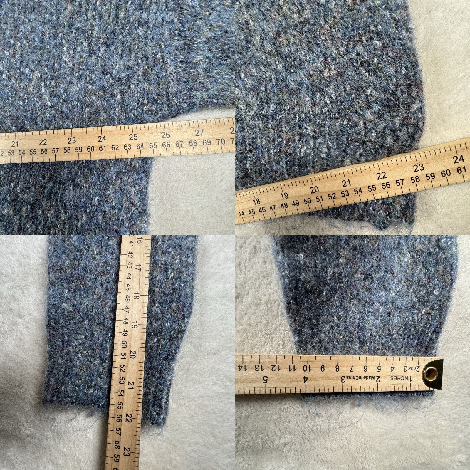 Vintage Lumiere Sweater Pullover Womens Size L Blue Crew Neck Long Sleeve Knit Regular Pattern Solid Size L / US 10 / IT 46 - 8 Thumbnail