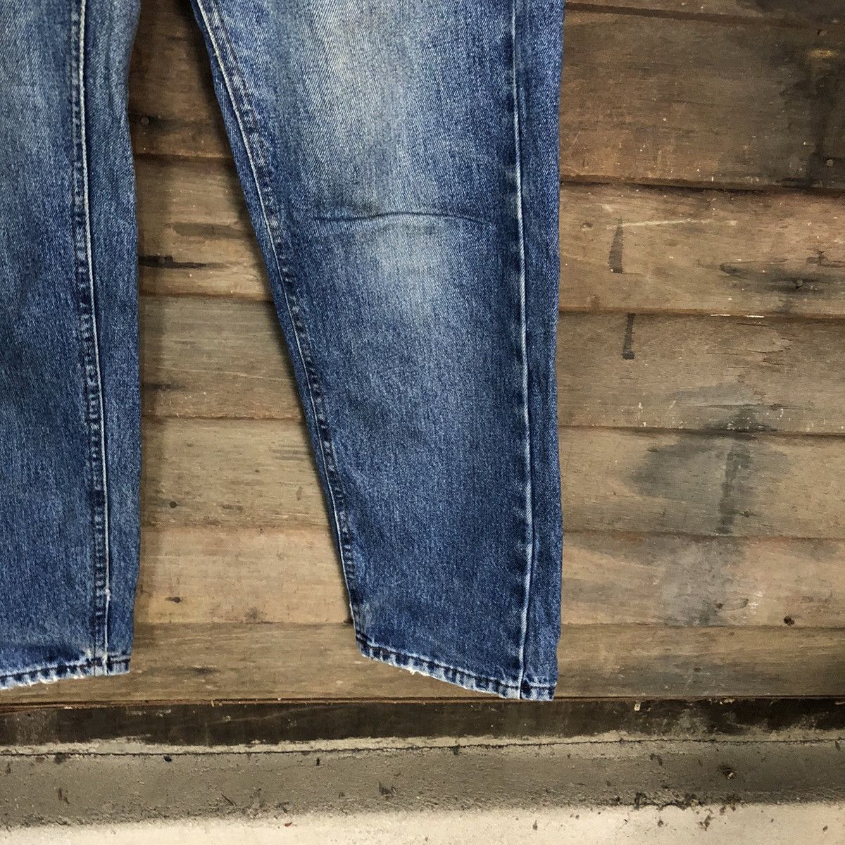 Lee Lee Blue Distressed Denim jeans vintage Pants #7327 Size US 28 / EU 44 - 10 Thumbnail