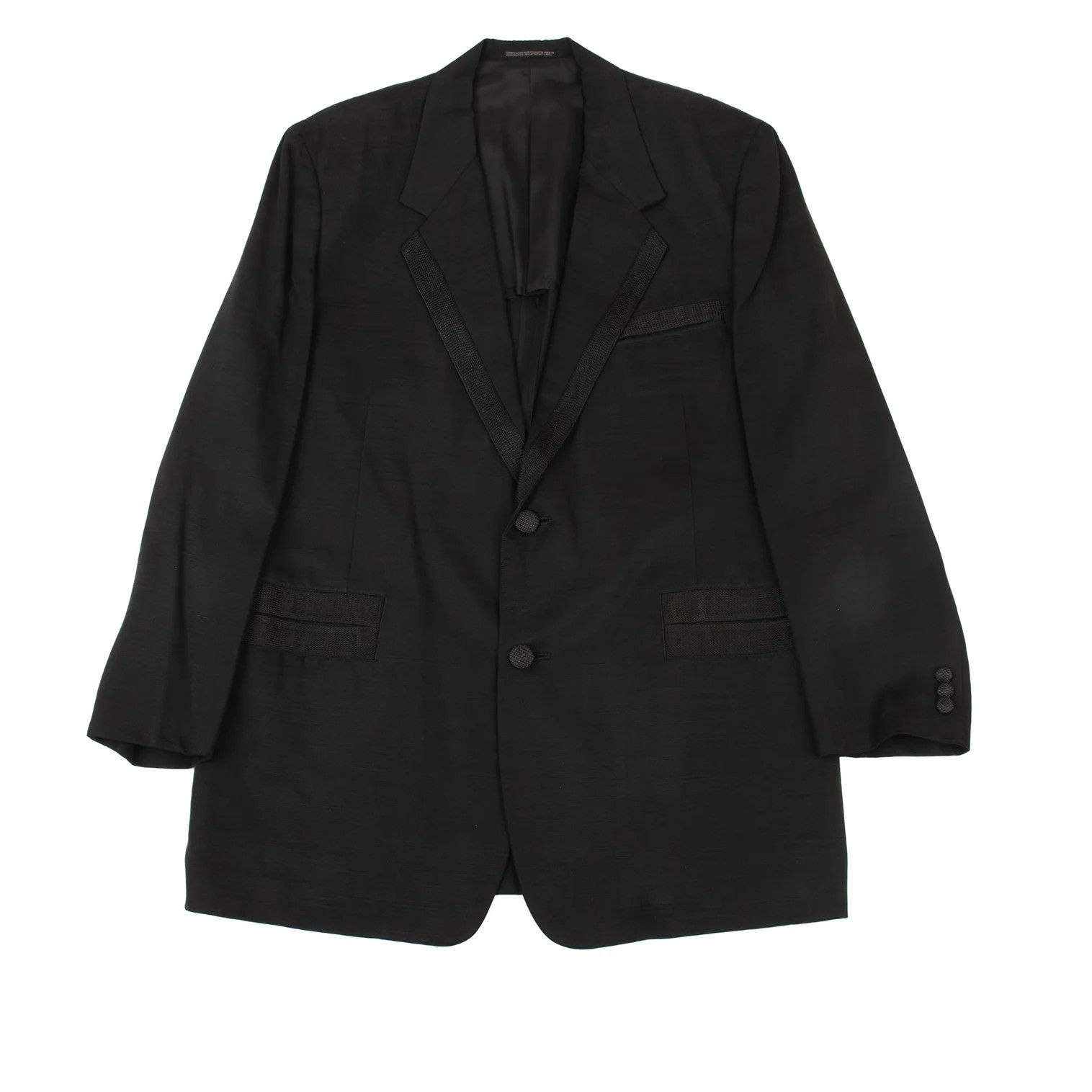 Yohji Yamamoto Silk Border Tape Design Jacket