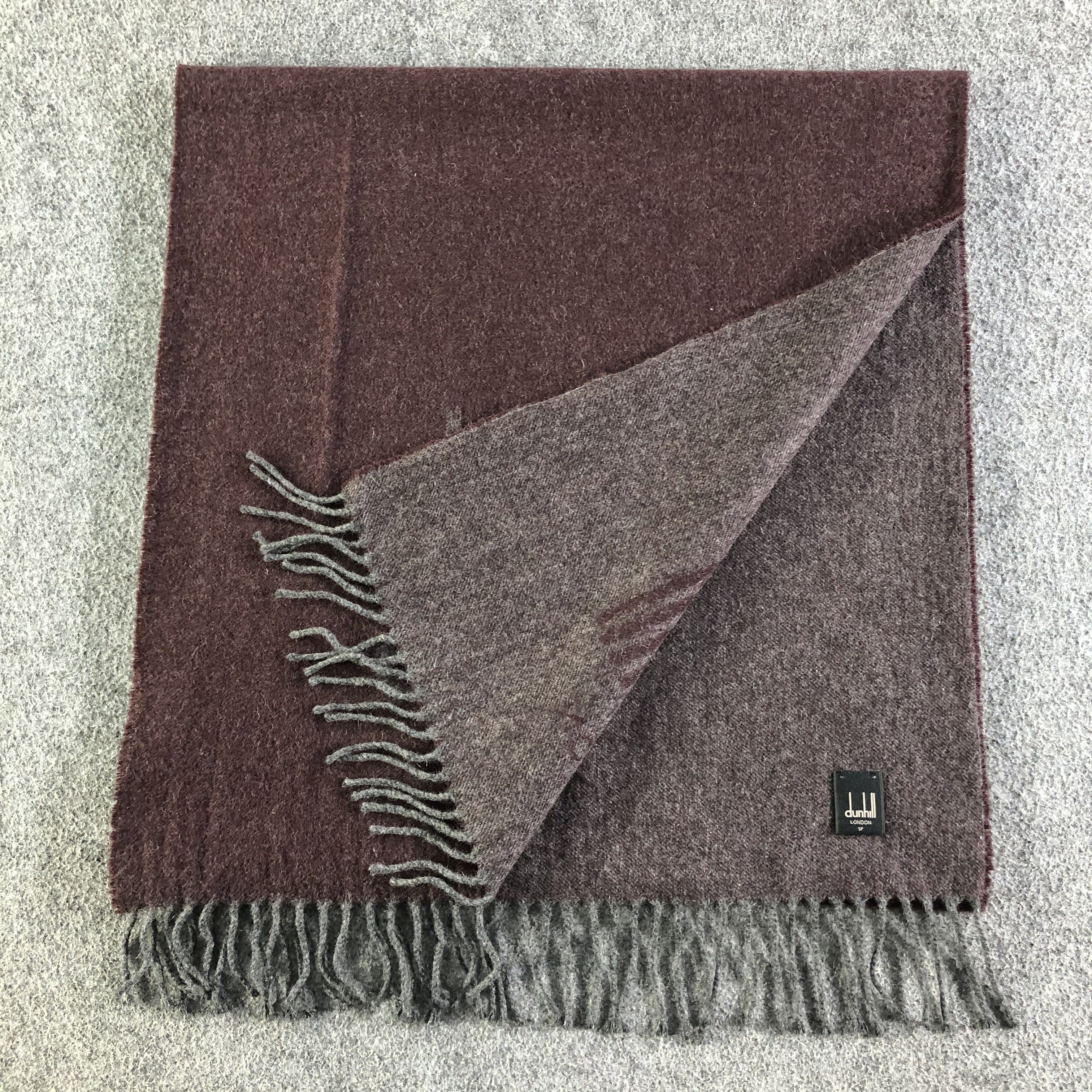 Alfred Dunhill Alfred Dunhill Cashmere Scarf / Muffler / Neckwear Size ONE SIZE - 4 Thumbnail