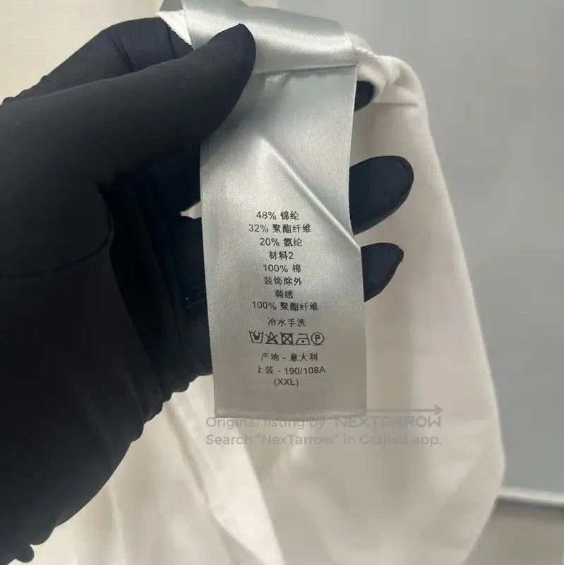 Dior Dior White Cotton Women’s Short Sleeve T. Size XXL / US 16-18 / IT 52-54 - 5 Thumbnail