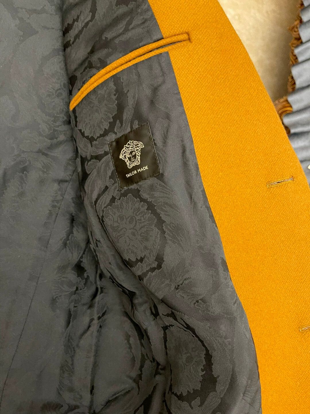 Versace Versace Men's High-End Wool Overcoat L 99 New Size US L / EU 52-54 / 3 - 6 Thumbnail