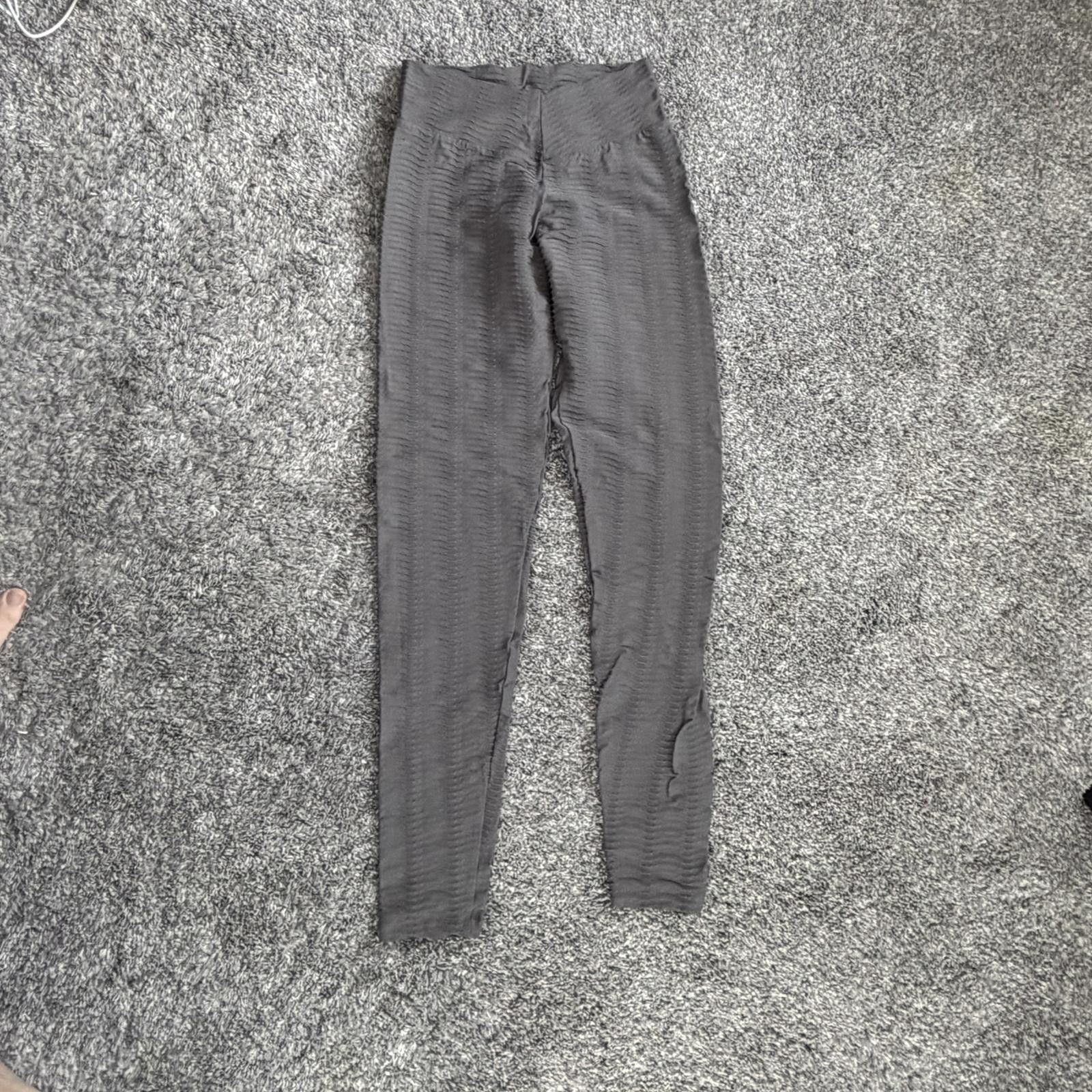 Other Booty By Brabants Original Textured High Waisted Leggings OS Size 30" / US 8 / IT 44 - 3 Thumbnail
