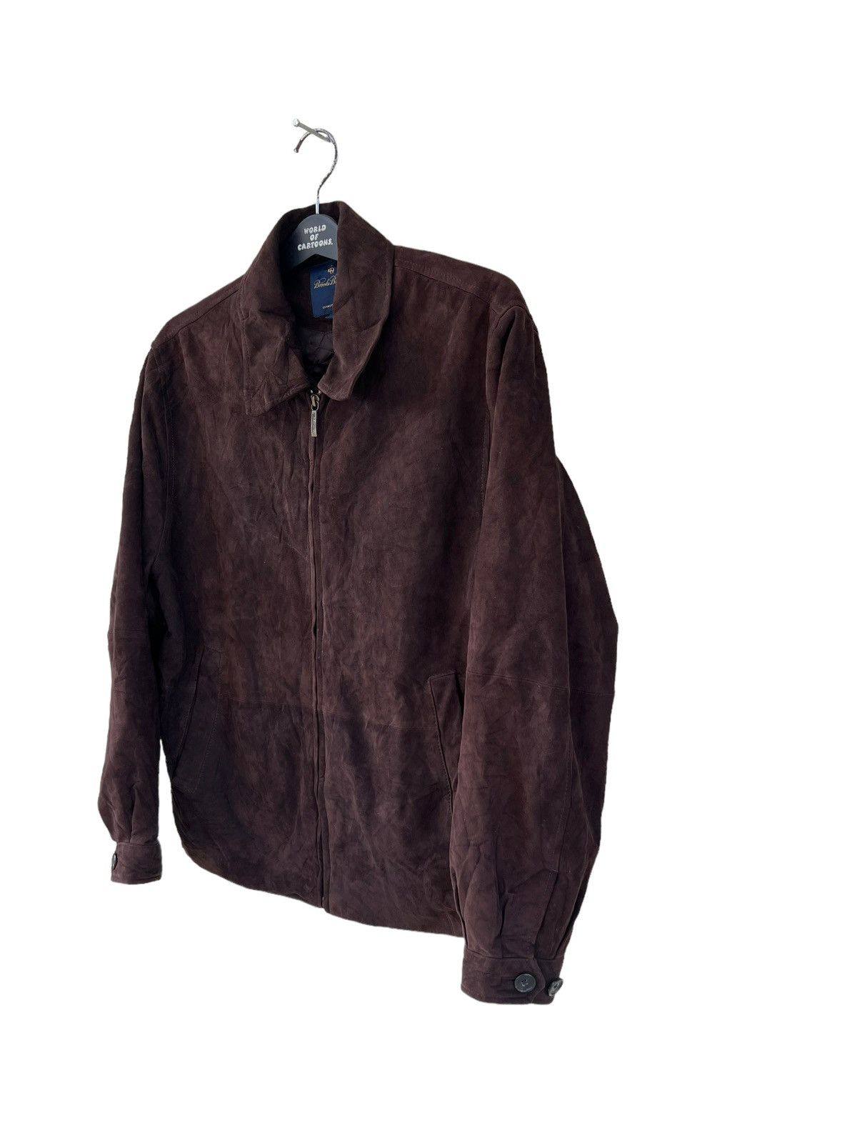 Brooks Brothers Vintage Brooks Brothers Dark Brown Suede Leather Jacket Size US M / EU 48-50 / 2 - 10 Thumbnail