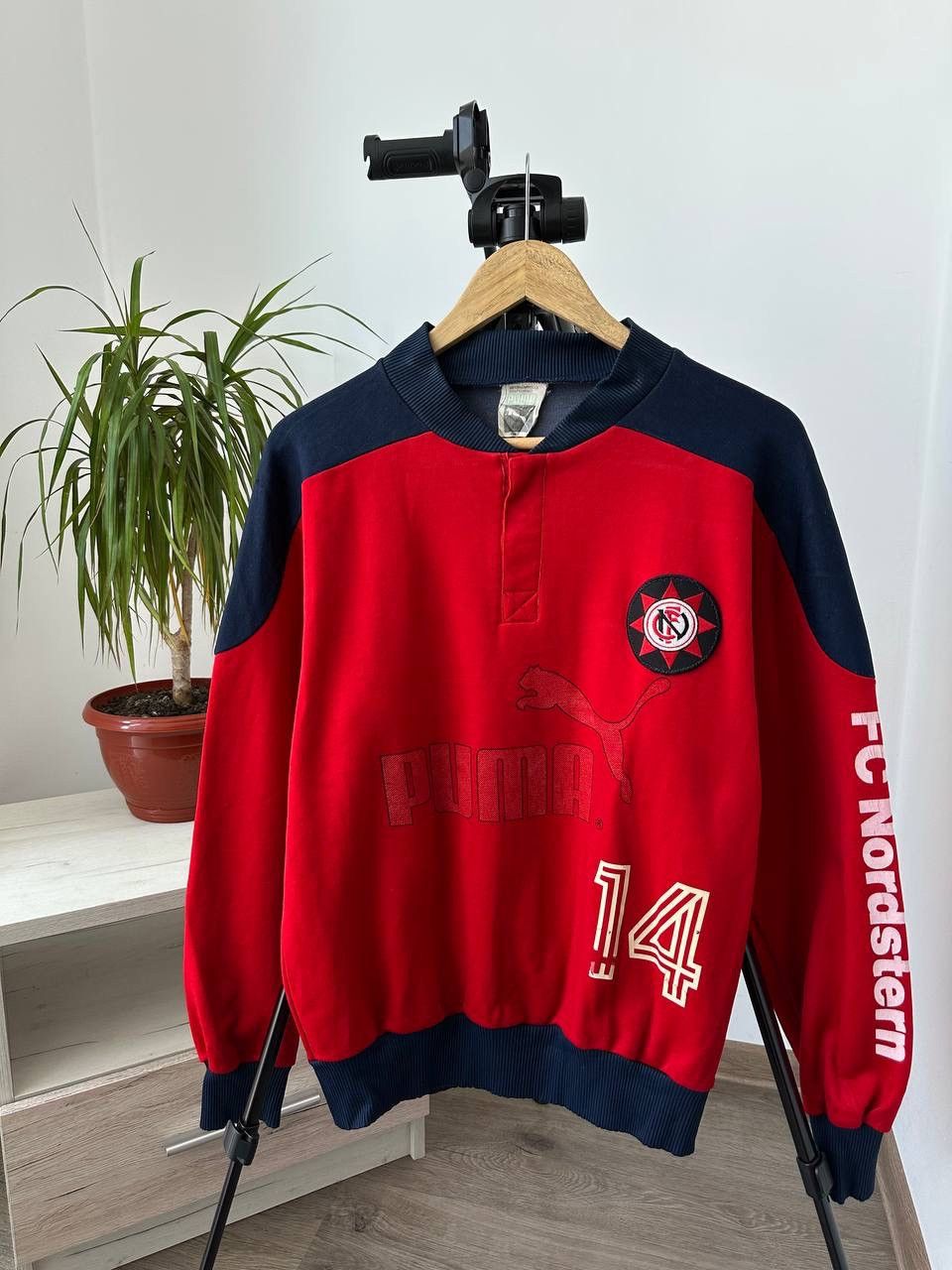 Japanese Brand × Vintage Vintage Football Soccer Jersey Puma 90s Red Sweatshirt Size US M / EU 48-50 / 2 - 3 Thumbnail