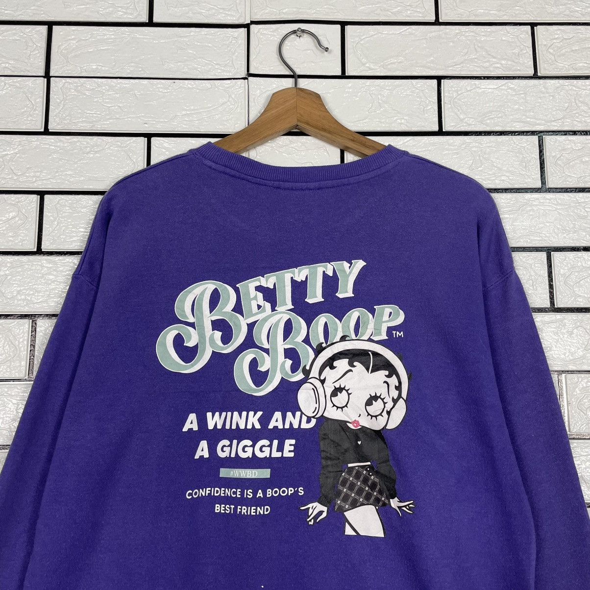 Japanese Brand Denifits x Betty Boop Big Print Sweatshirt Size US M / EU 48-50 / 2 - 8 Thumbnail