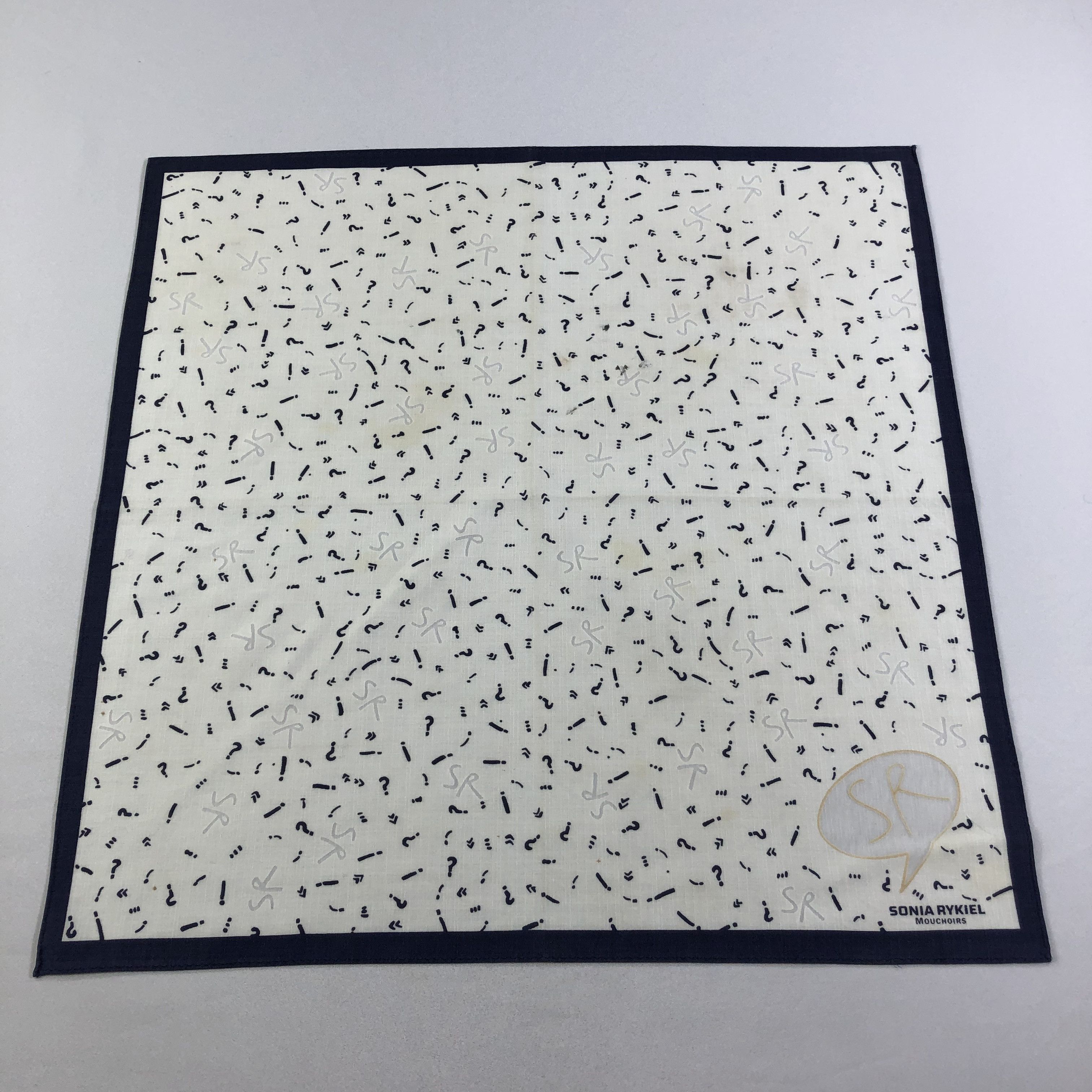 Sonia Rykiel Sonia Rykiel SR Handkerchief Neckerchief Bandana H2186 Size ONE SIZE - 2 Thumbnail