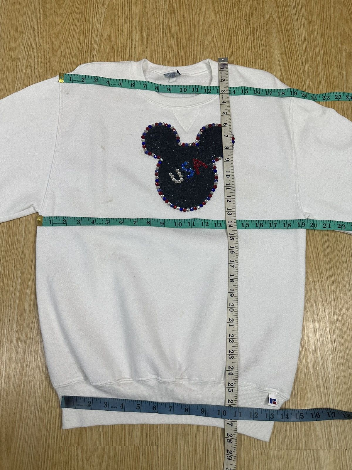 Russell Athletic Vintage Russel Mickey Usa Crewneck Sweatshirt A305 Size US S / EU 44-46 / 1 - 5 Thumbnail