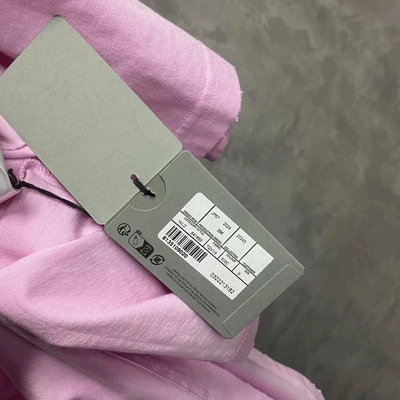 Balenciaga Balenciaga Pink love heart print logo short sleeve Size US S / EU 44-46 / 1 - 4 Thumbnail