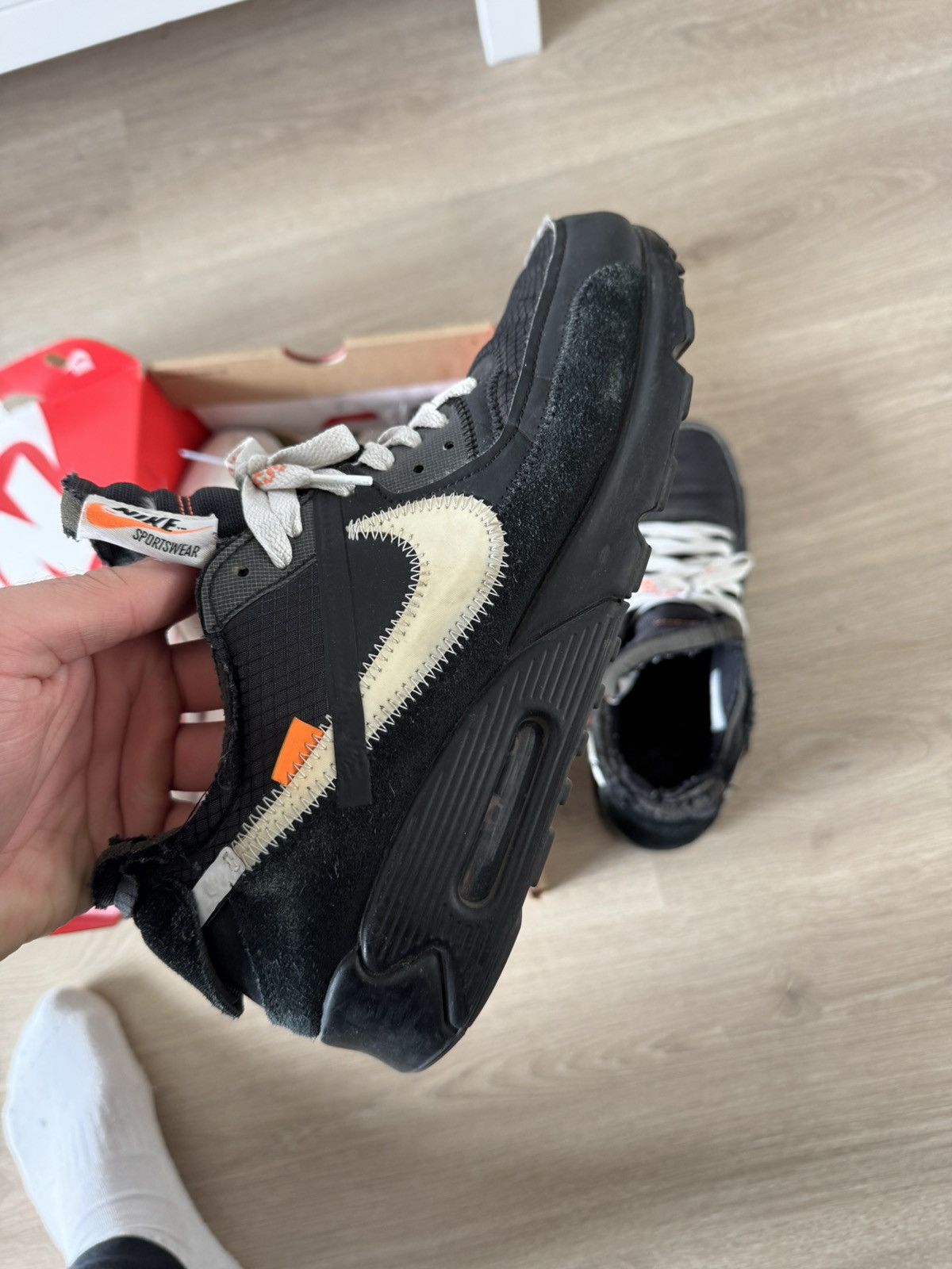 Nike × Off-White Air Max 90 x off white Size US 9.5 / EU 42-43 - 8 Thumbnail