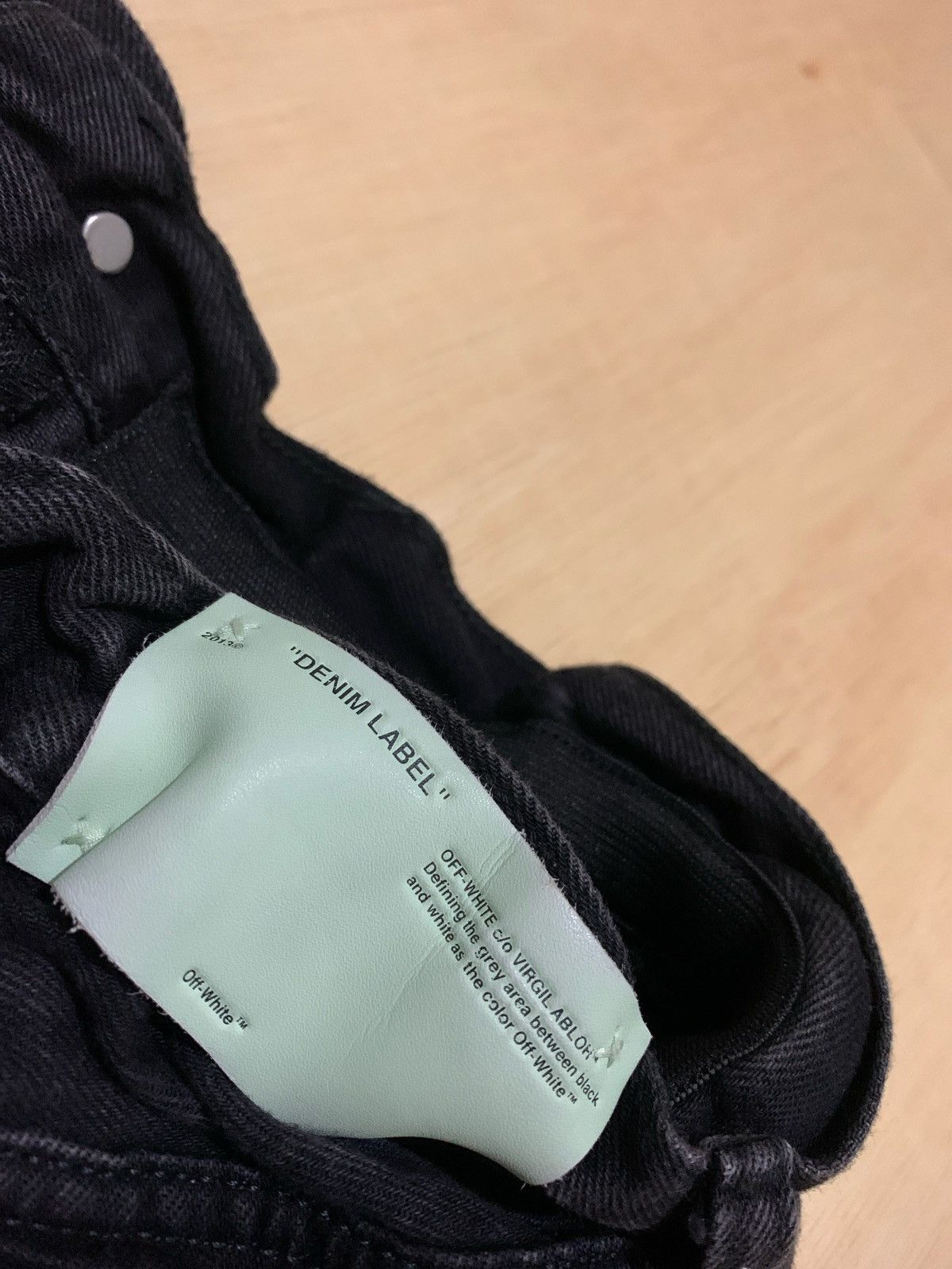 Off-White Off-White Black Denim Size US 31 - 10 Thumbnail