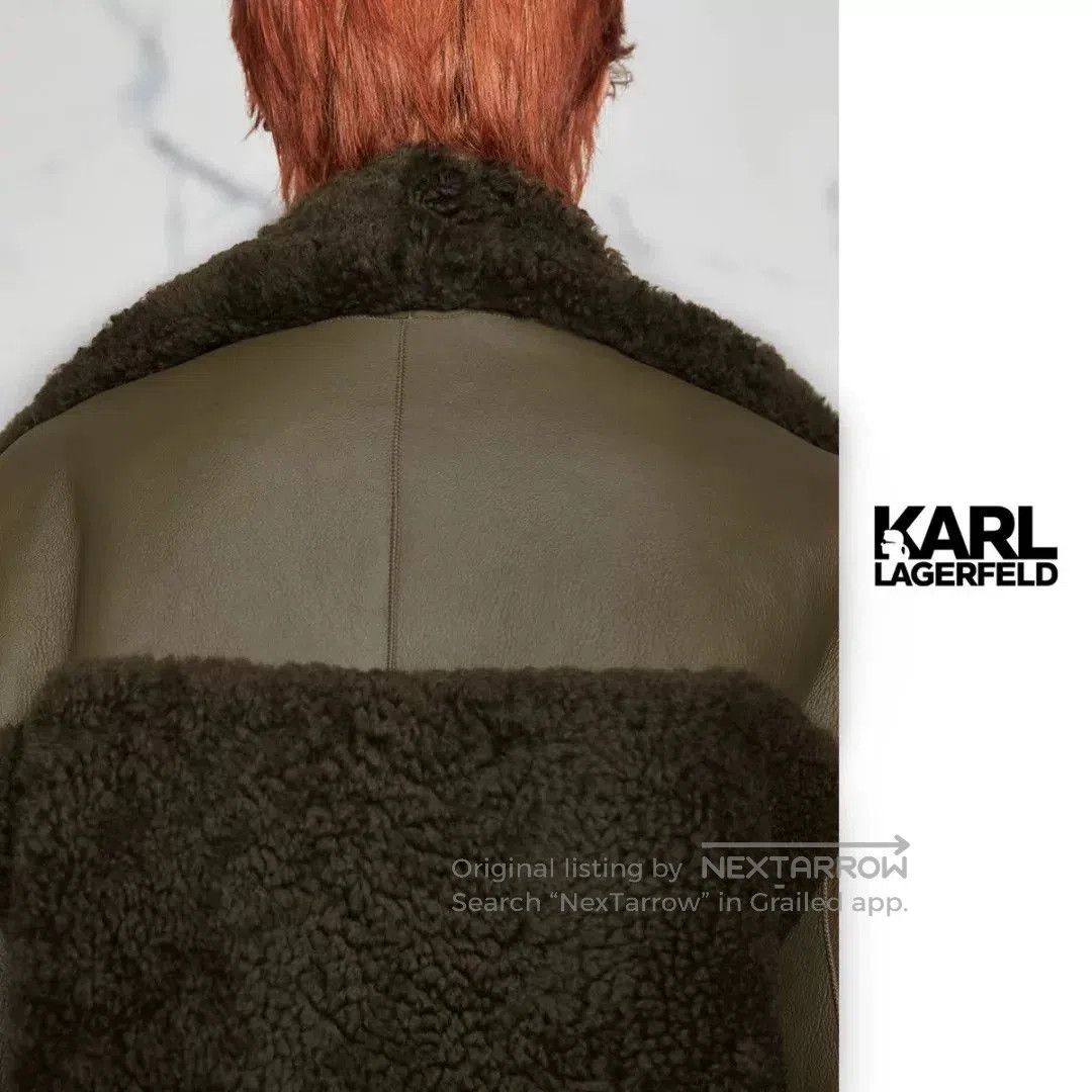 Karl Lagerfeld Karl Lagerfeld Classic Sheepskin Coat. Size M / US 6-8 / IT 42-44 - 6 Thumbnail