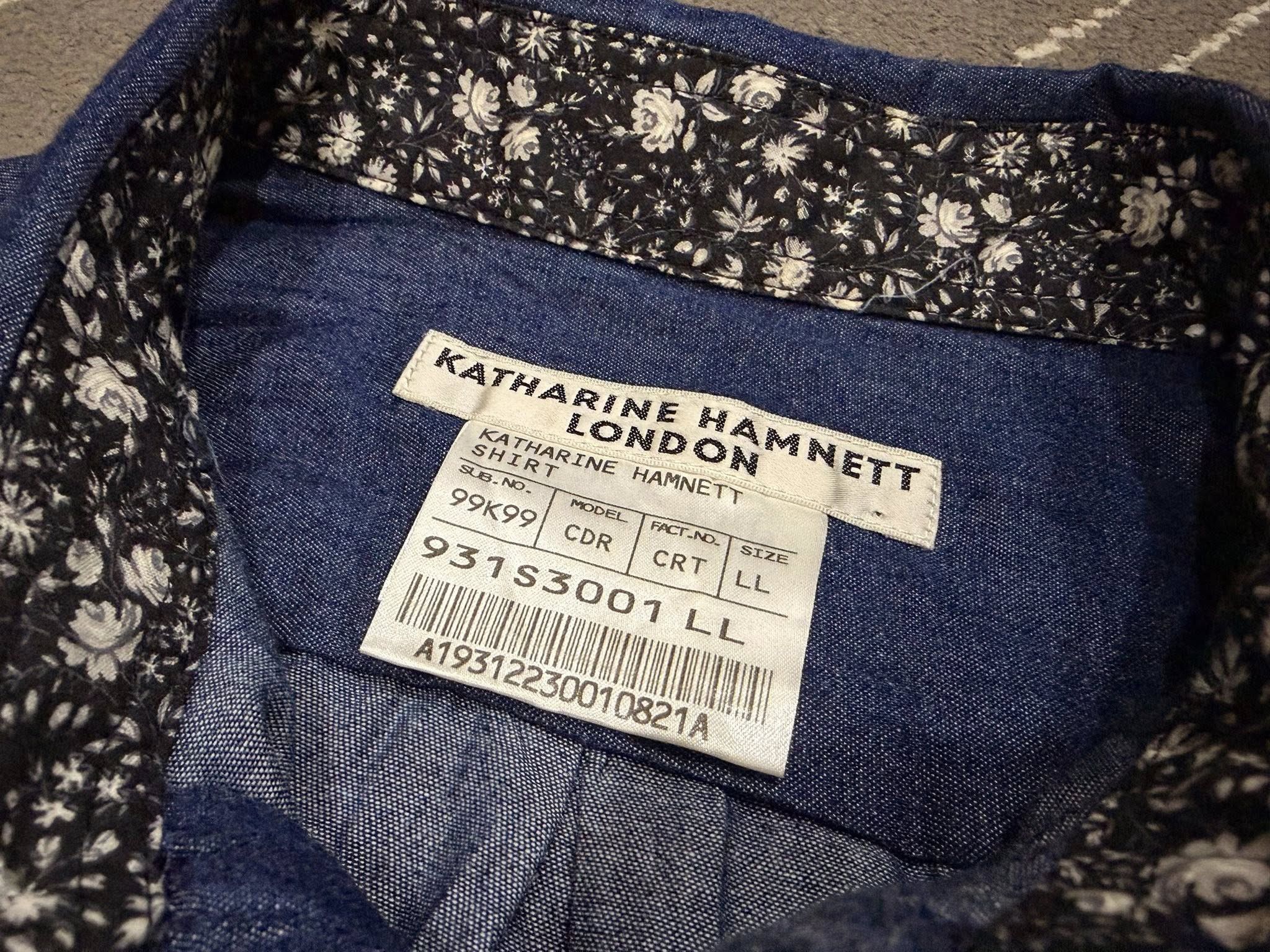 Katharine Hamnett London KATHARINE HAMNETT LONDON women denim shirt XS 2748 Size XS / US 0-2 / IT 36-38 - 5 Thumbnail