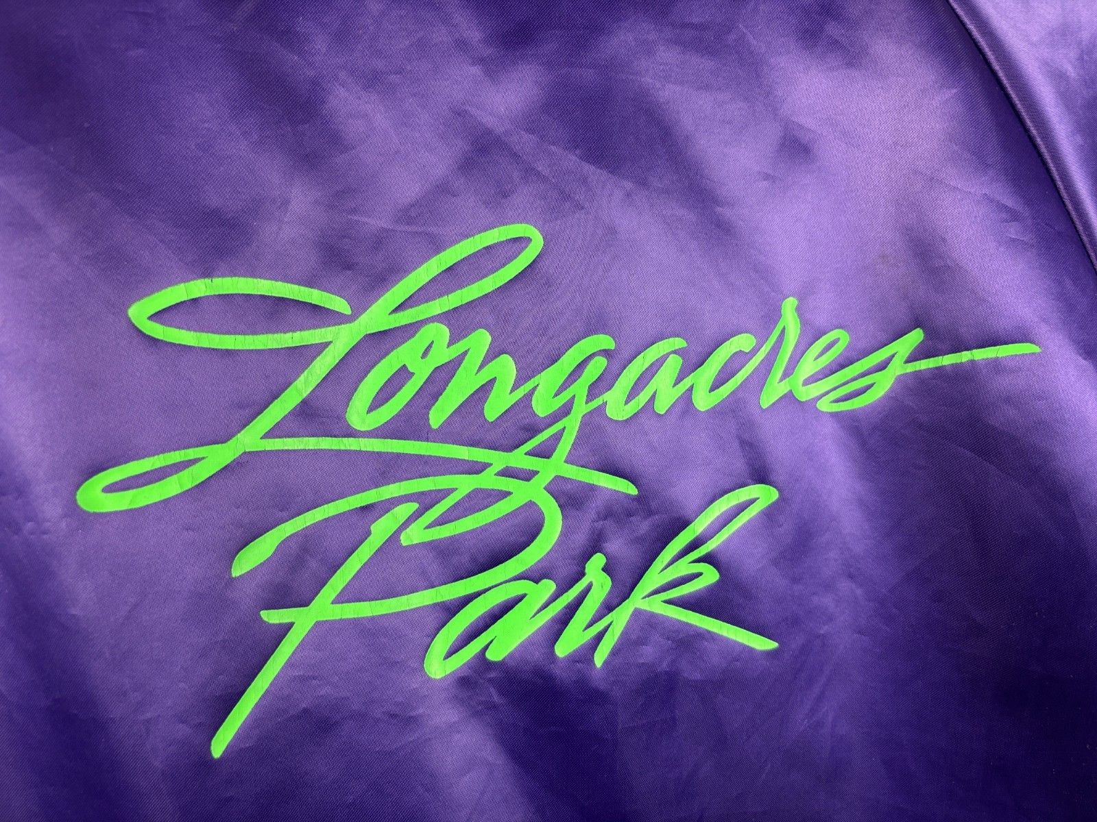 Other Vtg Longacres Park Horse Racing West Ark Satin Bomber USA Size US M / EU 48-50 / 2 - 7 Thumbnail