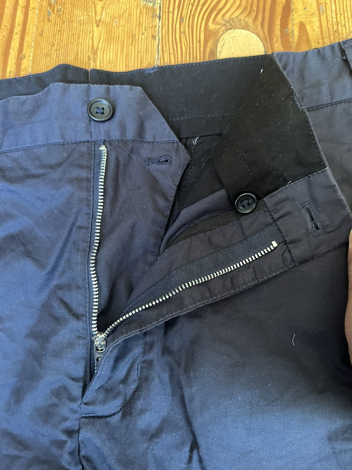 Engineered Garments Navy shorts cuffed with back tightener Size US 34 / EU 50 - 3 Thumbnail