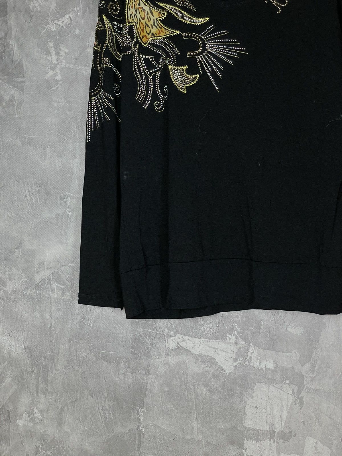 Just Cavalli × Roberto Cavalli × Vintage Roberto Cavalli Vintage Y2K Art Gallery Long Sleeve Size M / US 6-8 / IT 42-44 - 5 Thumbnail