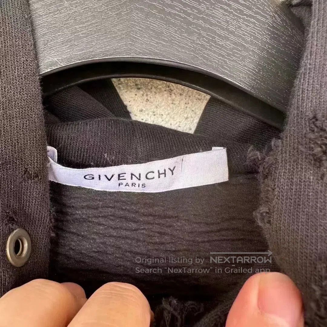 Givenchy Givenchy Black Gold Large Hole Hoodie. Size US S / EU 44-46 / 1 - 4 Thumbnail