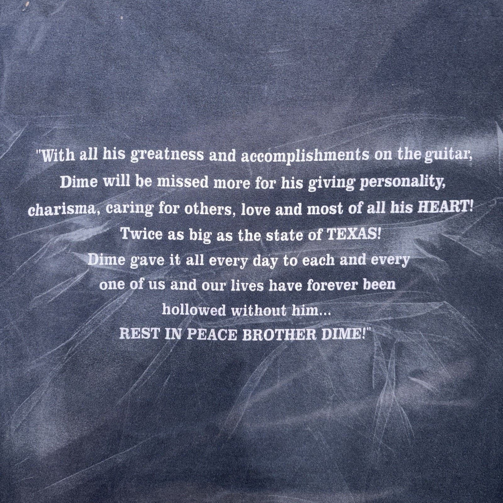 Fruit Of The Loom Vintage Pantera 2004 Brother Dime metal band Dimebag XL Size US XL / EU 56 / 4 - 11 Thumbnail