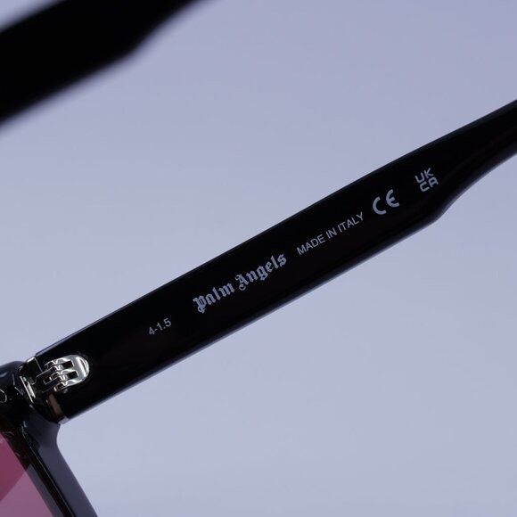 Palm Angels Palm Angels PERI091 ROSEVILLE 1021 Sunglasses Black Cat Eye Size ONE SIZE - 6 Thumbnail