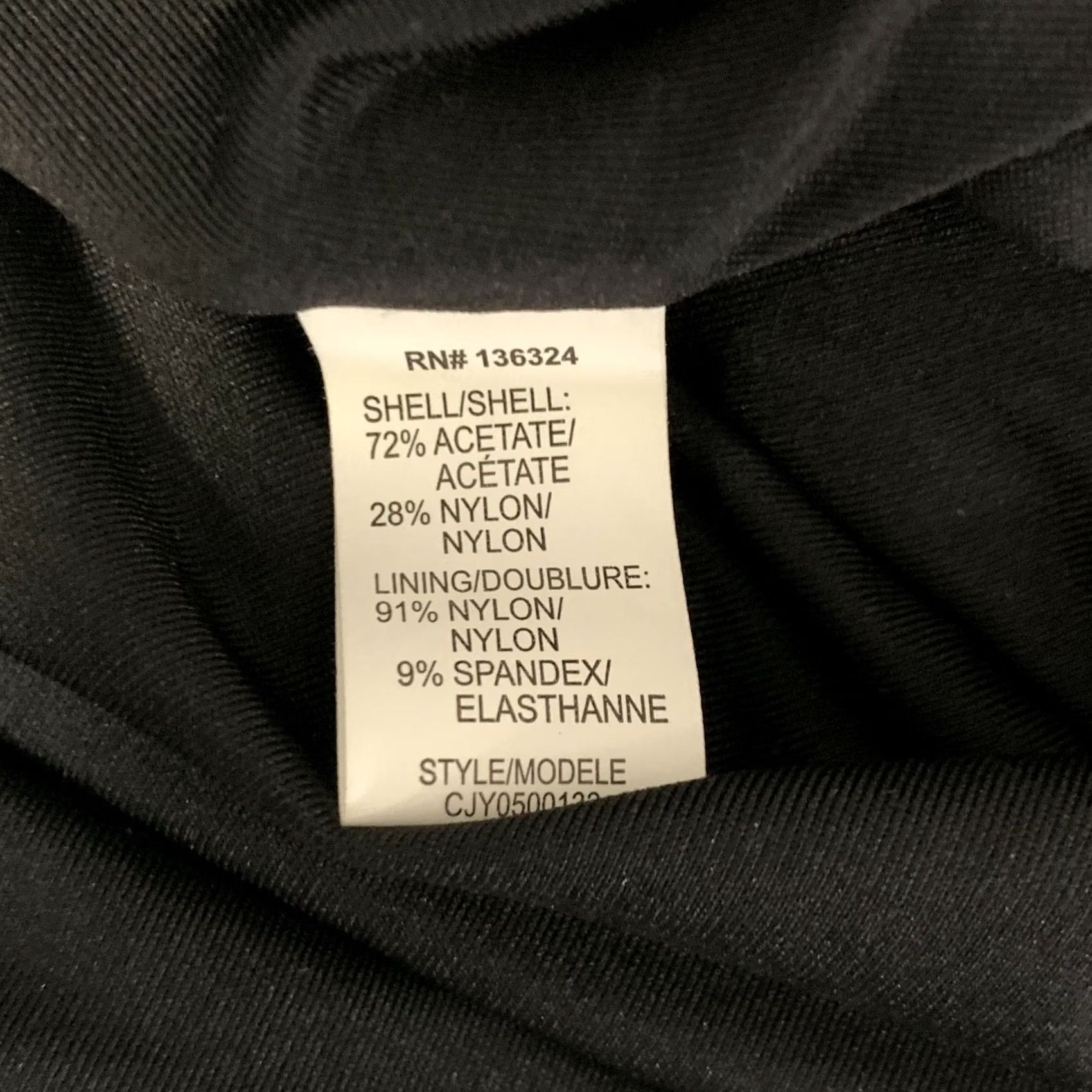 Halston HALSTON HERITAGE One Shoulder Cocktail Dress S Black Acetate Blend Draped Women Size S / US 4 / IT 40 - 6 Thumbnail