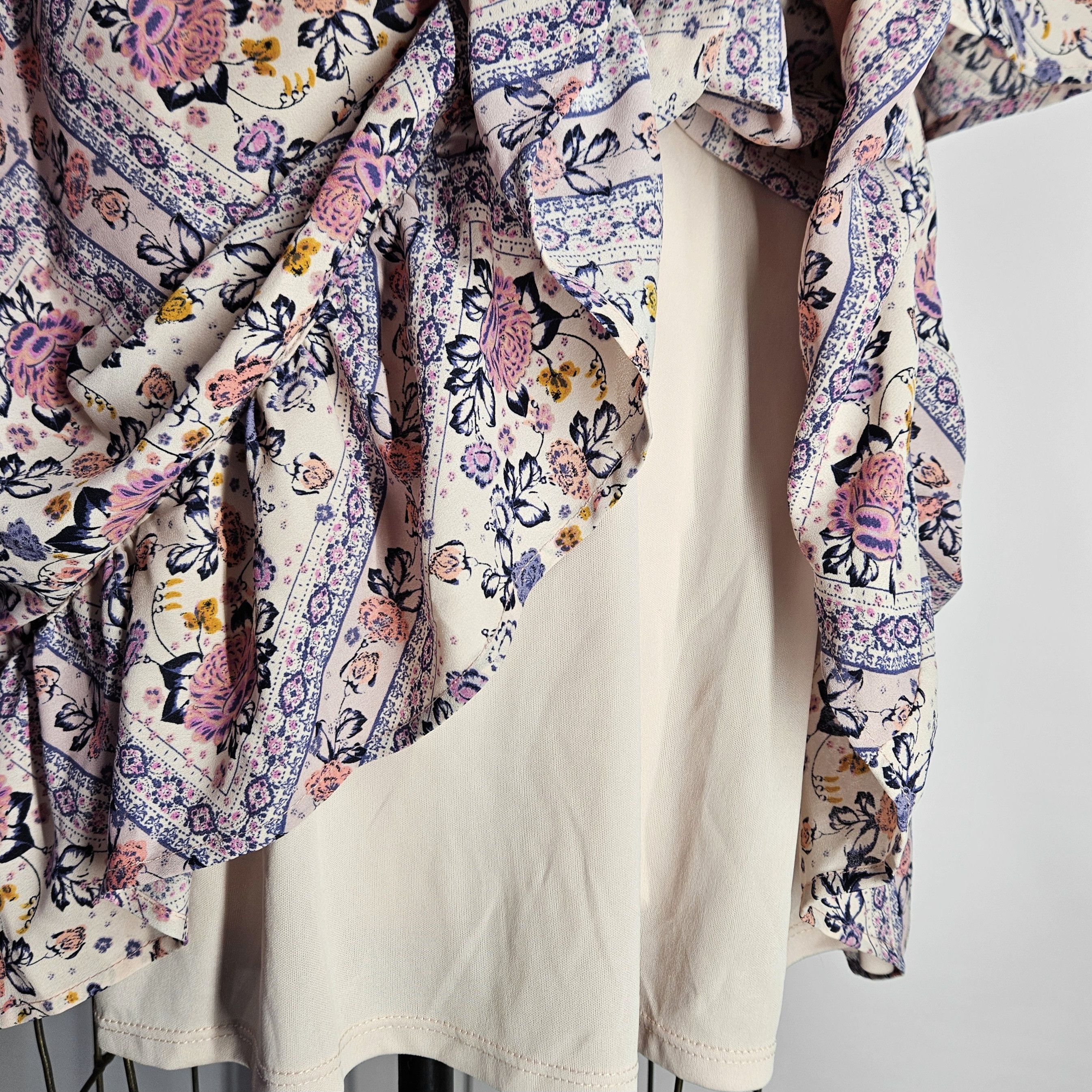 Other Mason & Belle Size XL Dress Floral Off Shoulder Smocked Line Size XL / US 12-14 / IT 48-50 - 6 Thumbnail