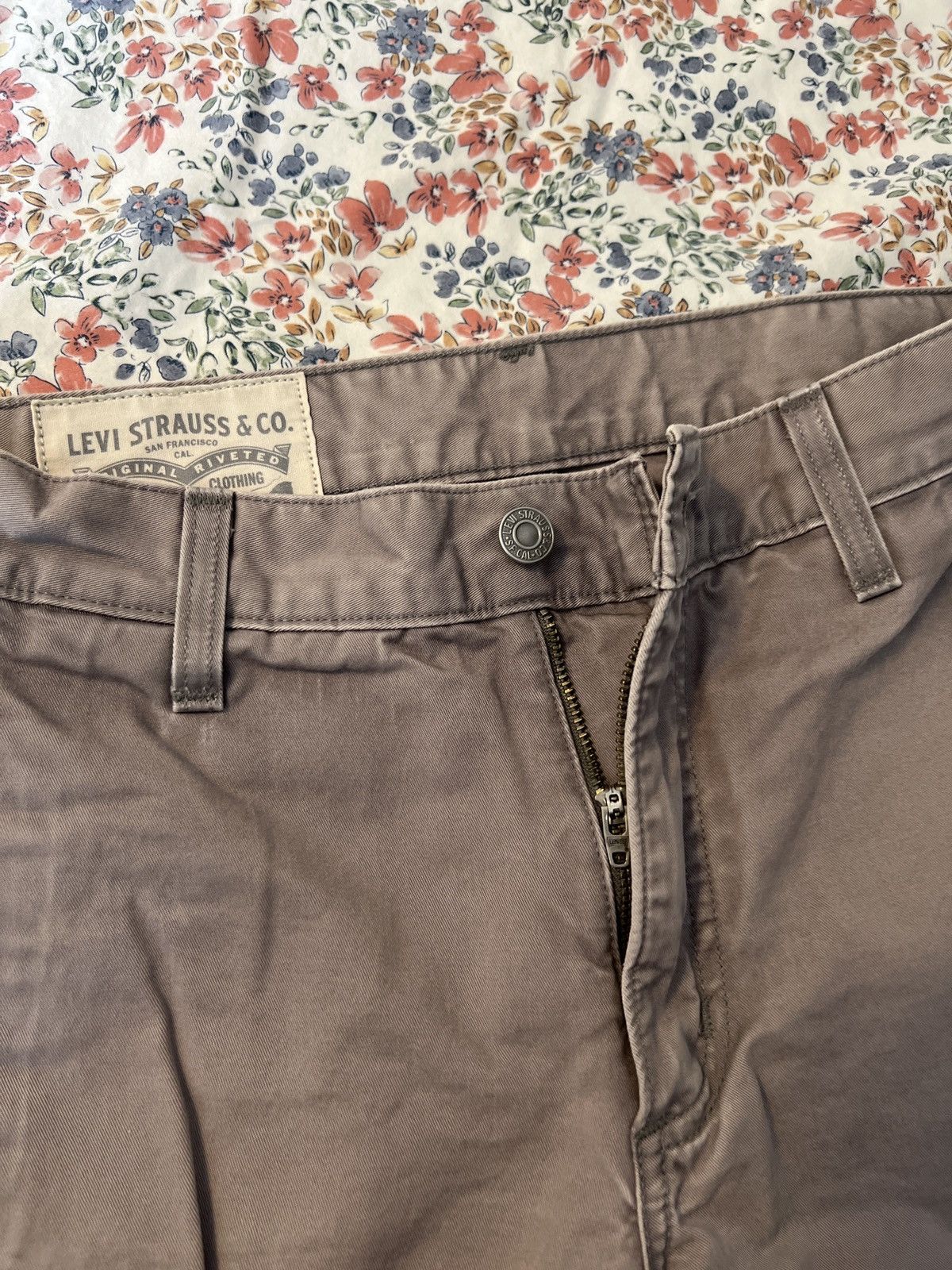 Levi's Levis Gray Chino Size US 29 - 3 Thumbnail