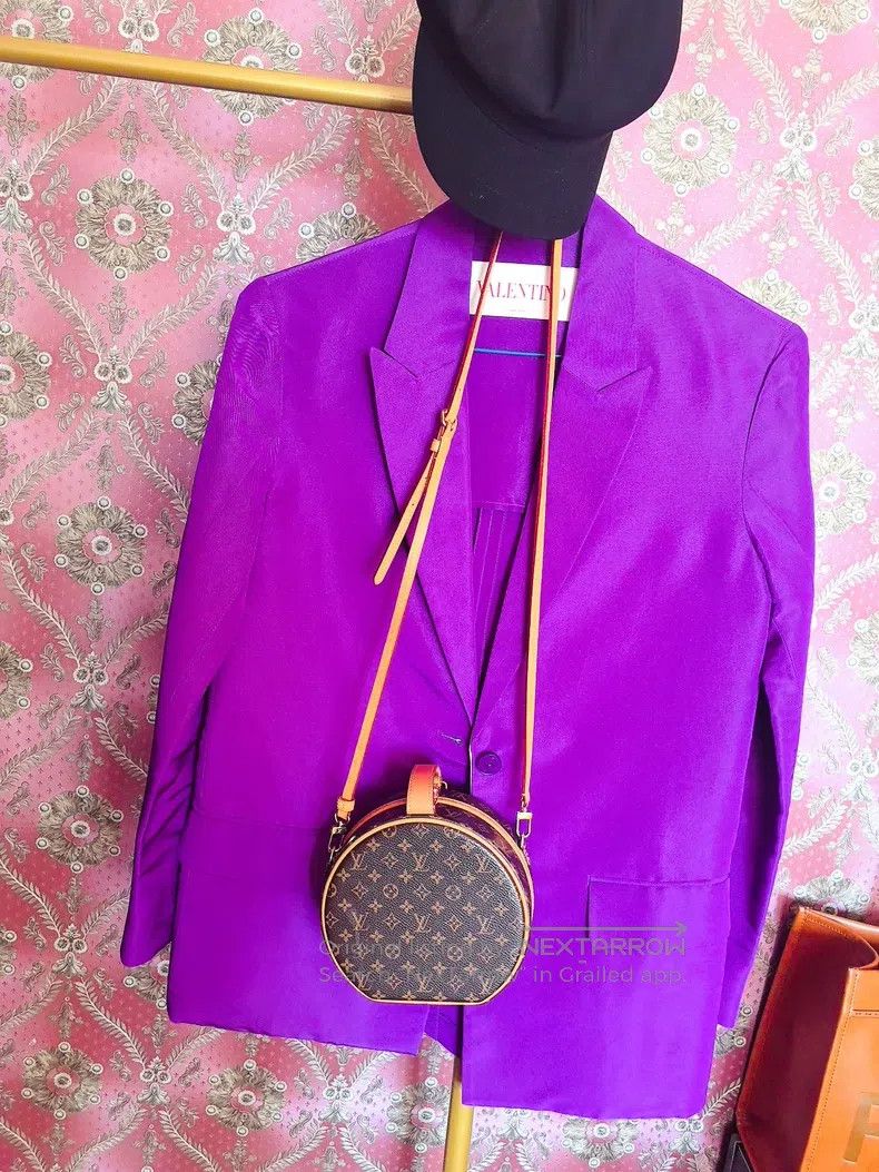 Valentino Valentino Purple blazer Size S / US 4 / IT 40 - 3 Thumbnail